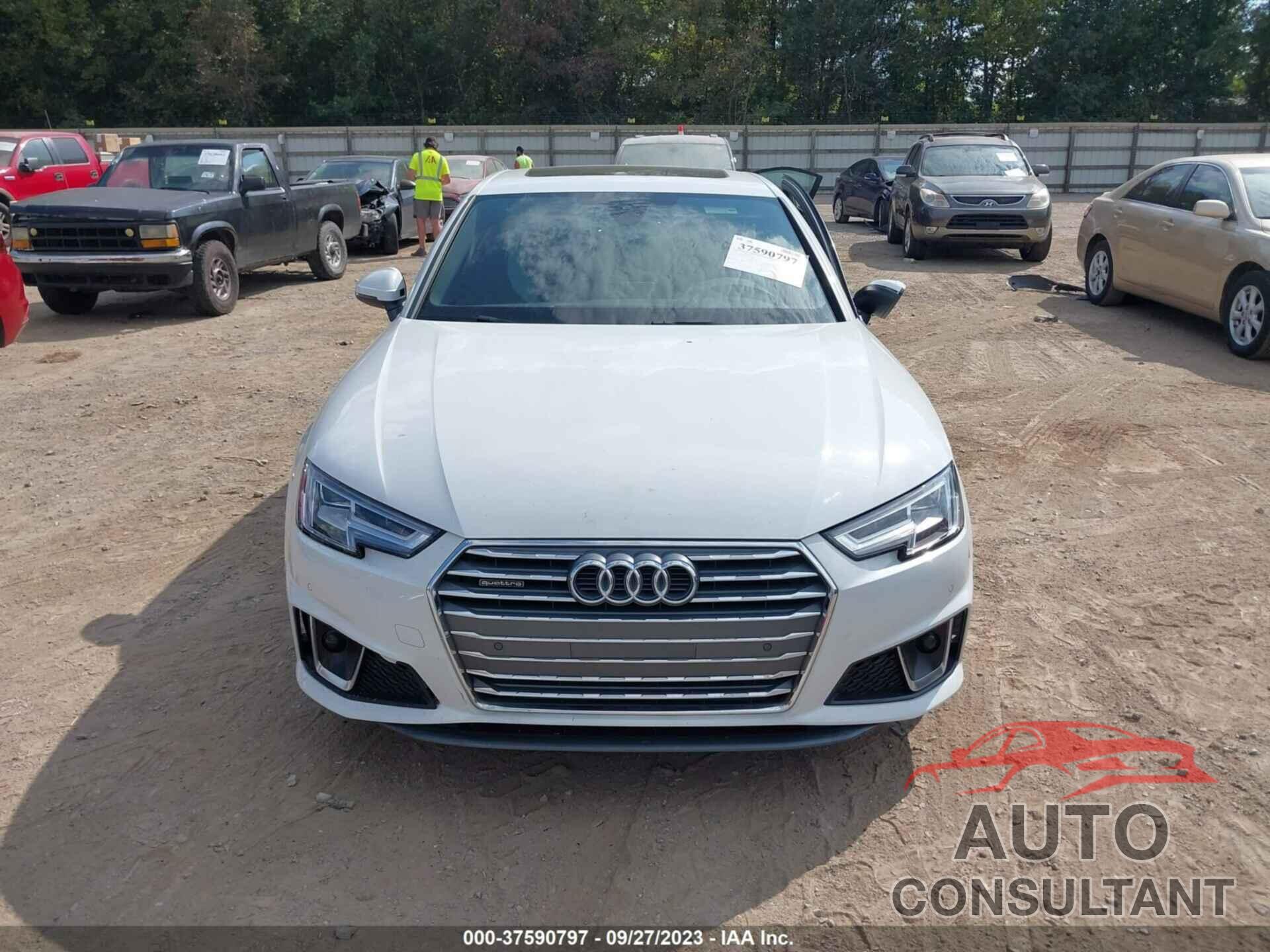 AUDI A4 2019 - WAUENAF46KA053352