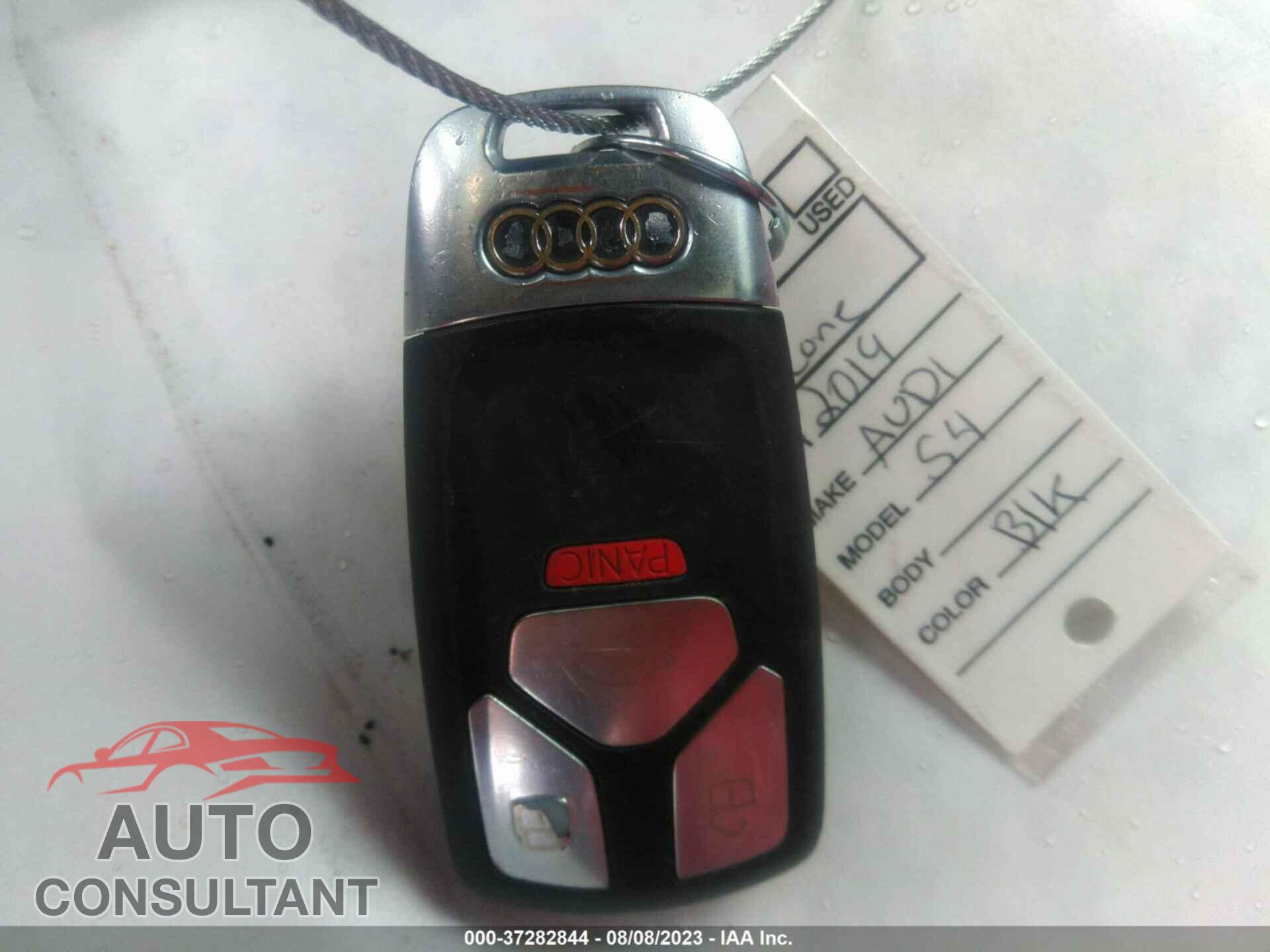 AUDI S4 2019 - WAUB4AF43KA006771