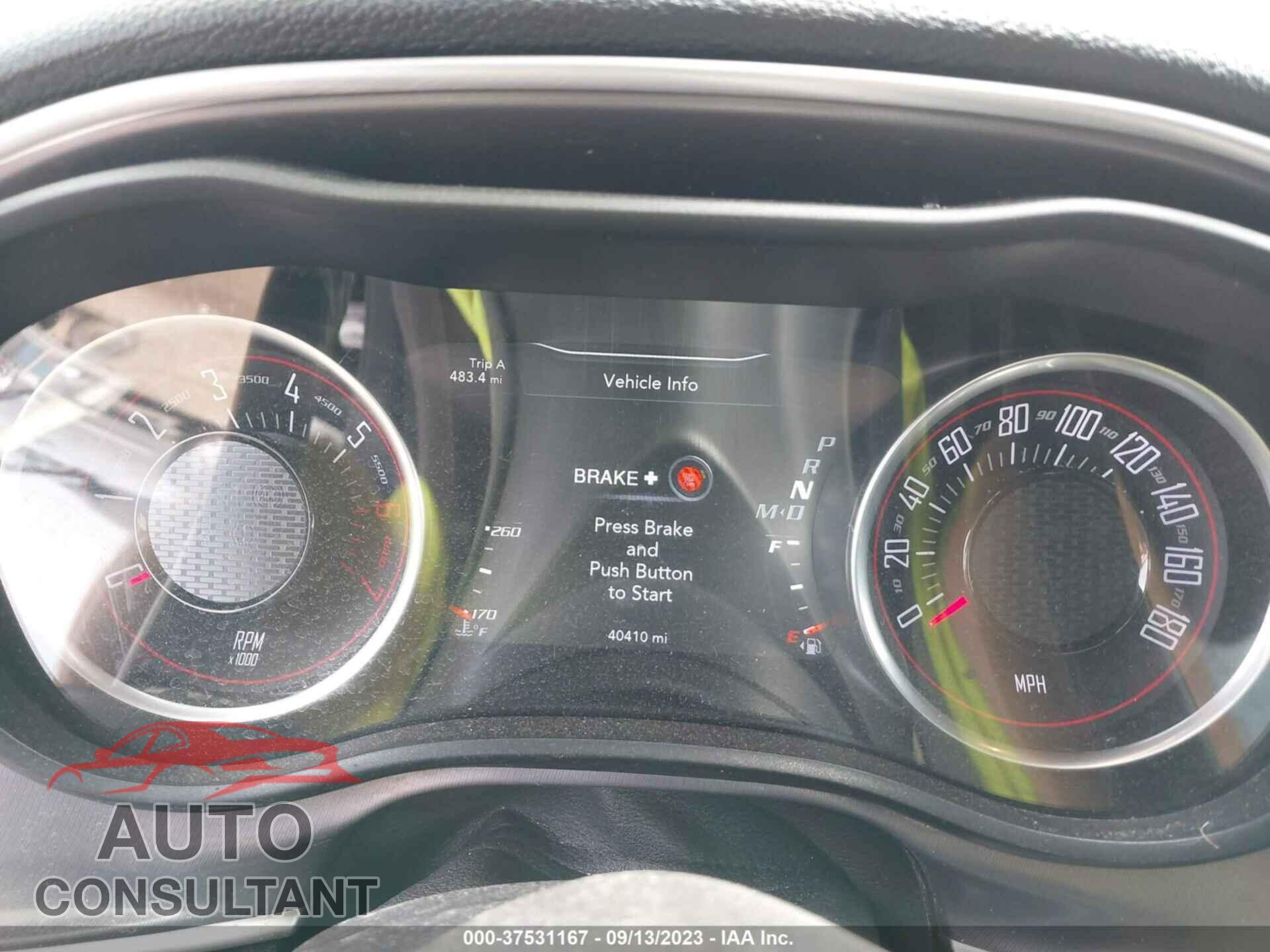 DODGE CHALLENGER 2019 - 2C3CDZFJ2KH694649