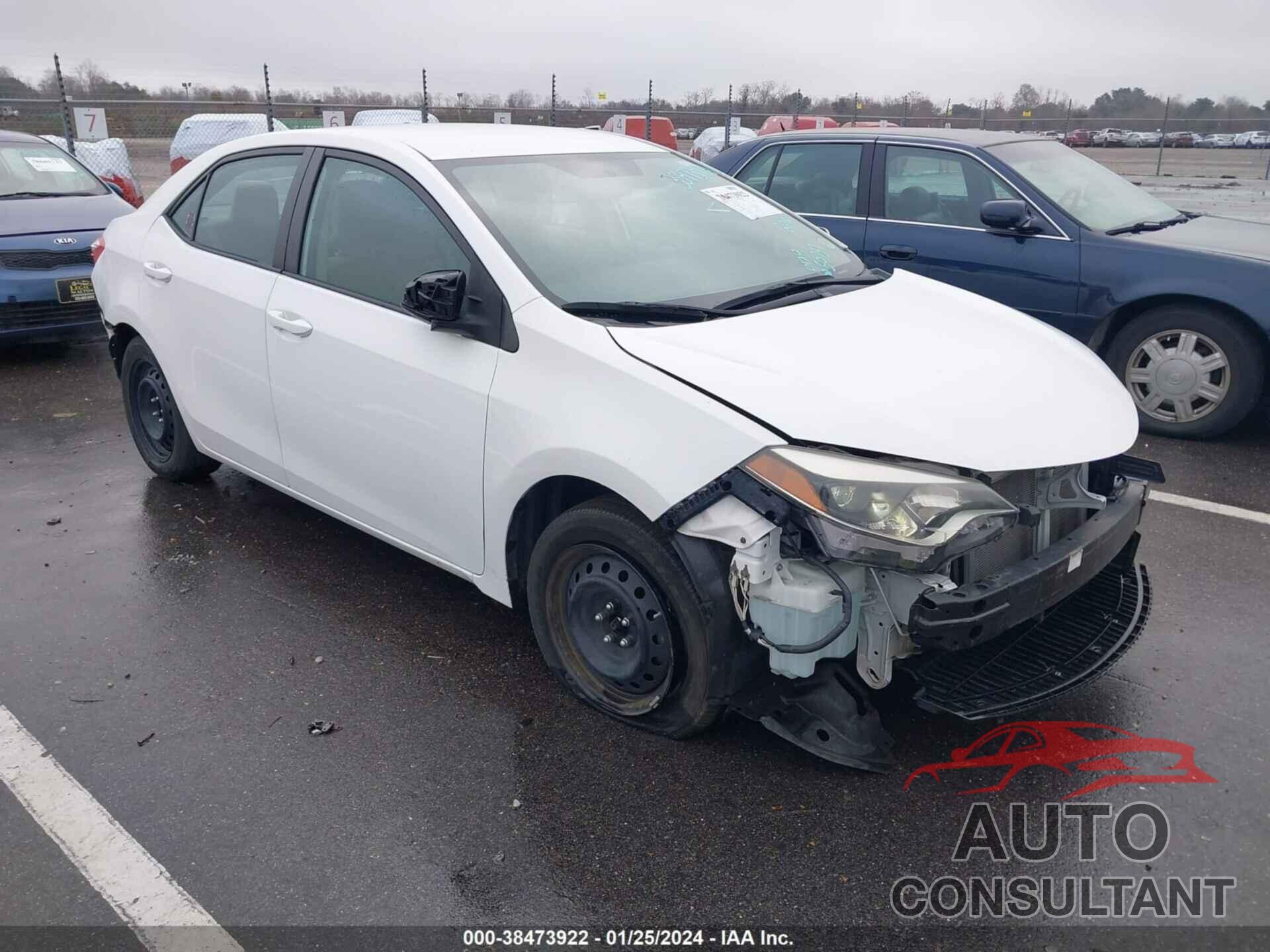 TOYOTA COROLLA 2016 - 5YFBURHE9GP410801