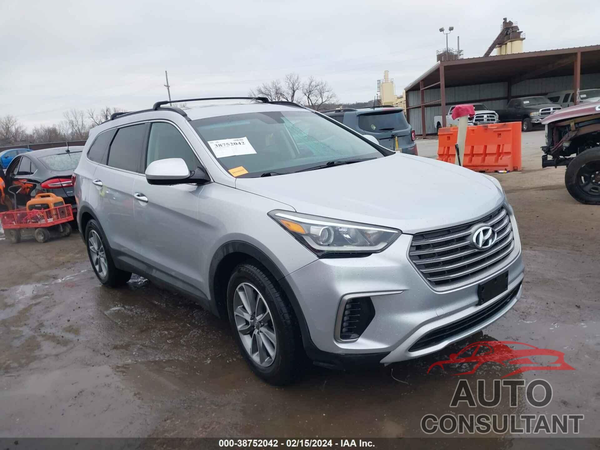 HYUNDAI SANTA FE 2017 - KM8SM4HF7HU177092