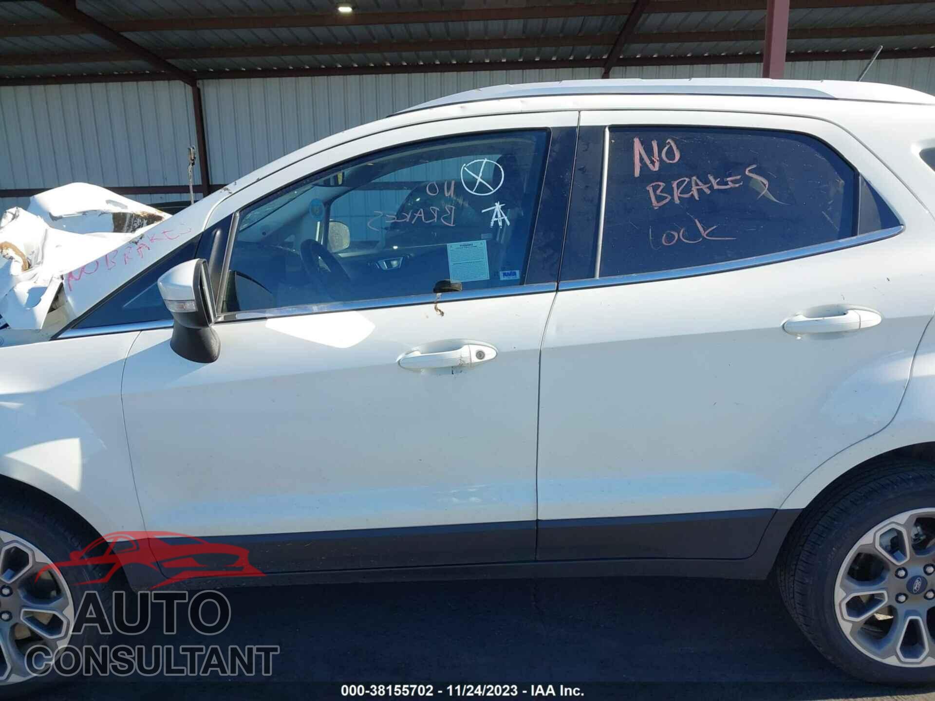 FORD ECOSPORT 2021 - MAJ6S3KL8MC397304