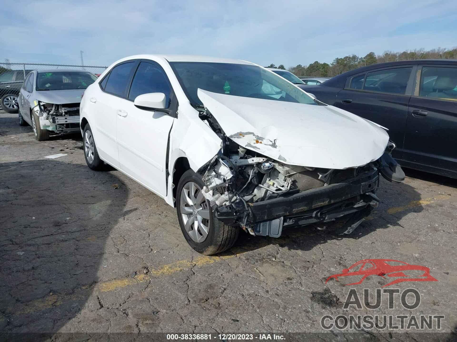 TOYOTA COROLLA 2015 - 5YFBURHE8FP201256
