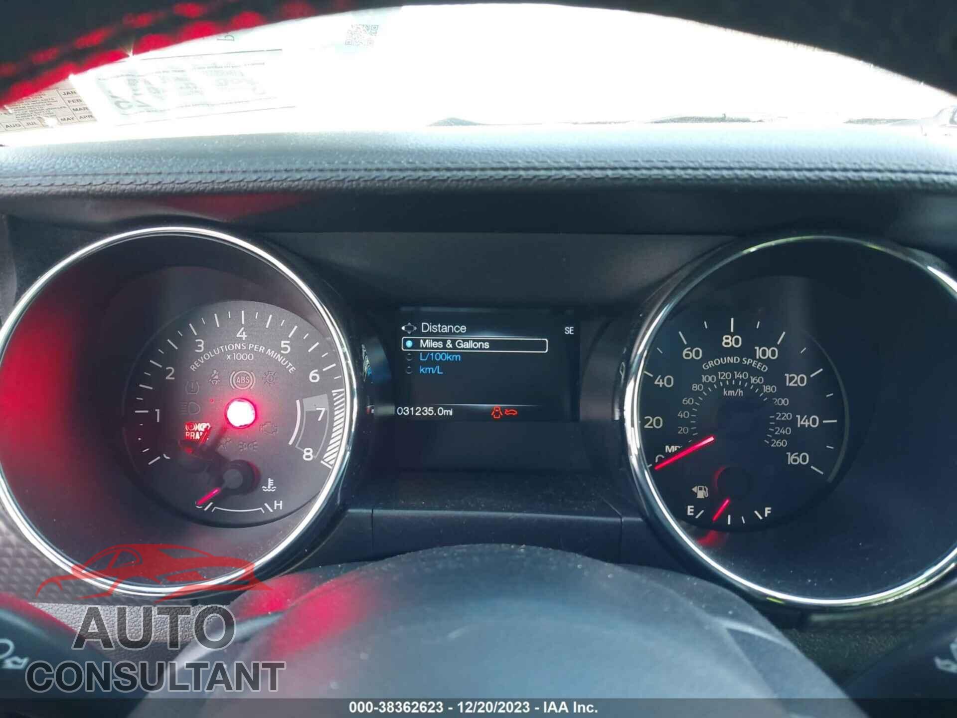 FORD MUSTANG 2016 - 1FA6P8CF2G5287834