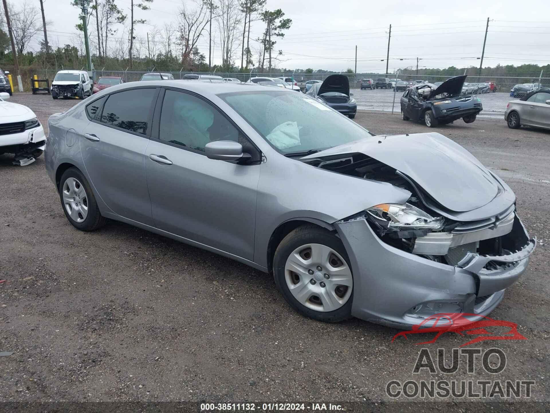 DODGE DART 2016 - 1C3CDFAA5GD680268