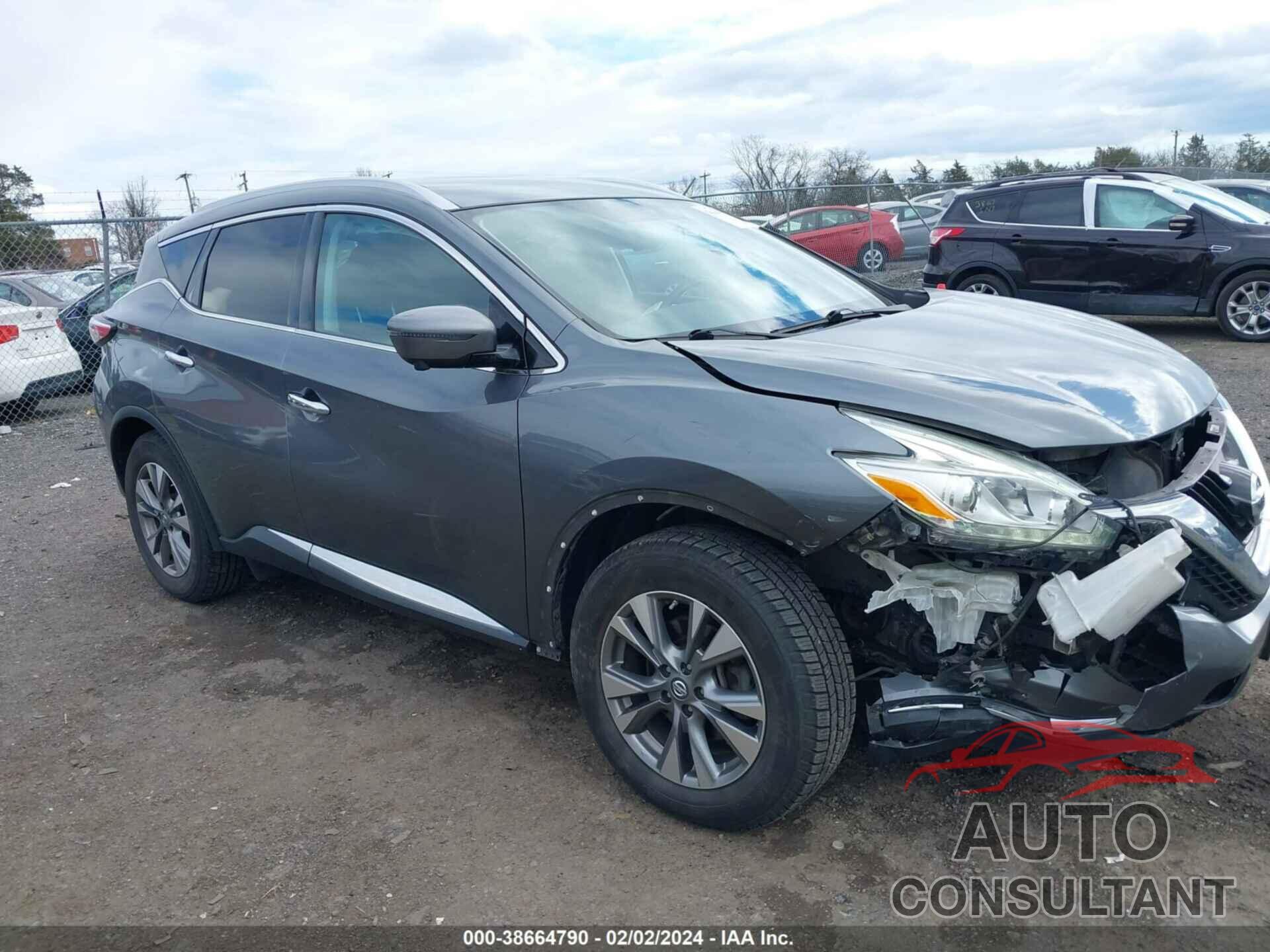 NISSAN MURANO 2016 - 5N1AZ2MH0GN138040