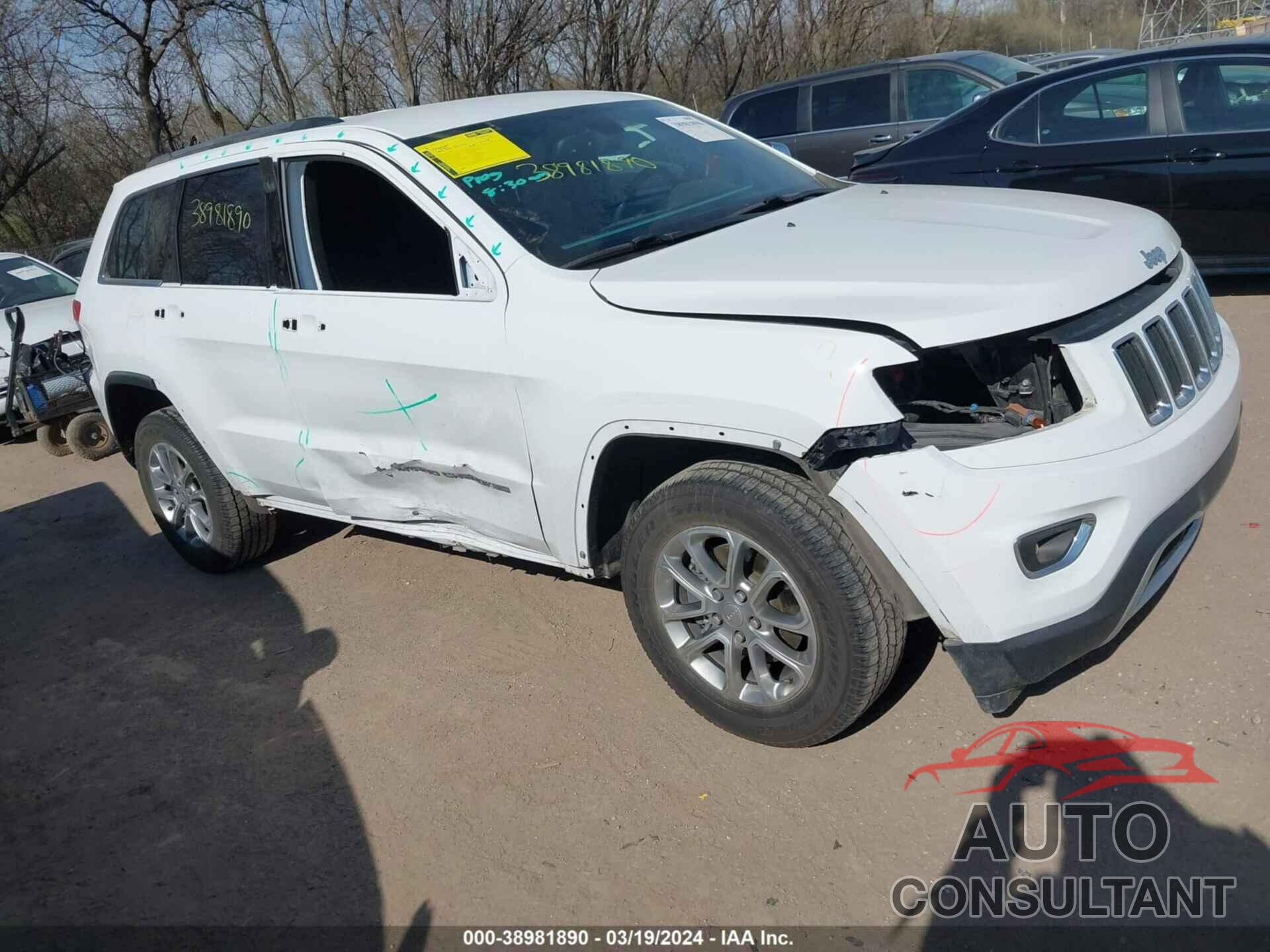 JEEP GRAND CHEROKEE 2016 - 1C4RJFBGXGC402439