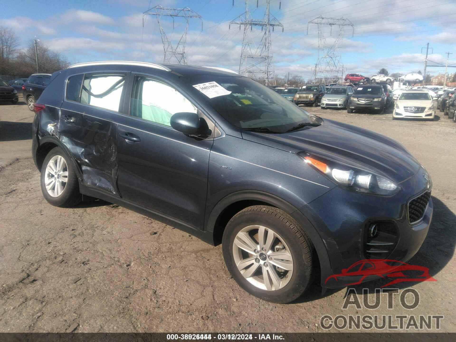 KIA SPORTAGE 2017 - KNDPMCAC1H7272881