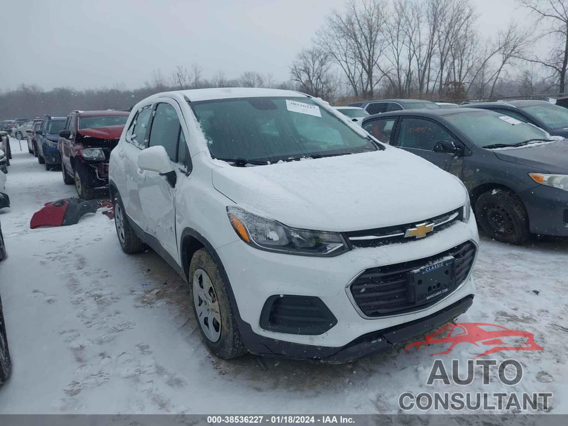 CHEVROLET TRAX 2018 - KL7CJKSB7JB593248