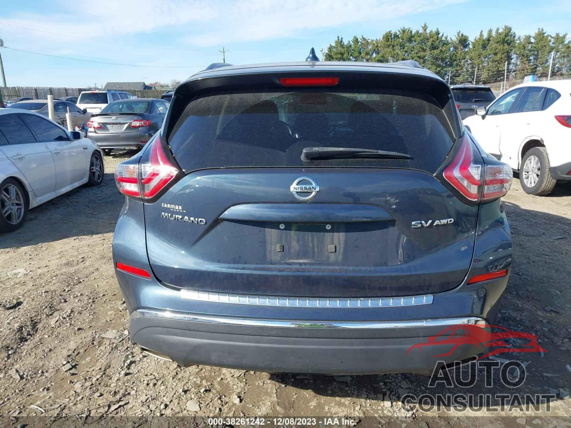 NISSAN MURANO 2018 - 5N1AZ2MH6JN186861