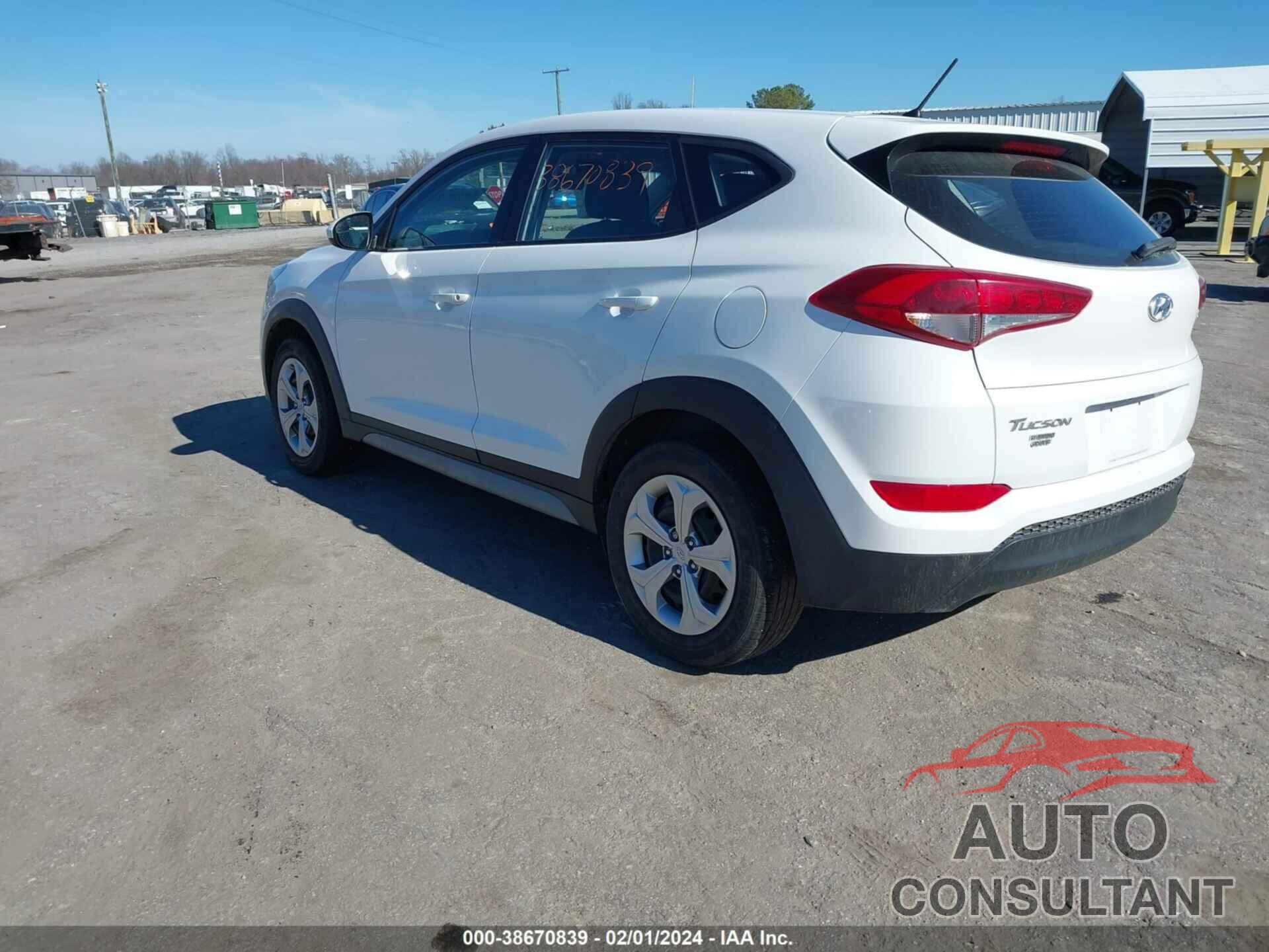 HYUNDAI TUCSON 2018 - KM8J23A40JU760503