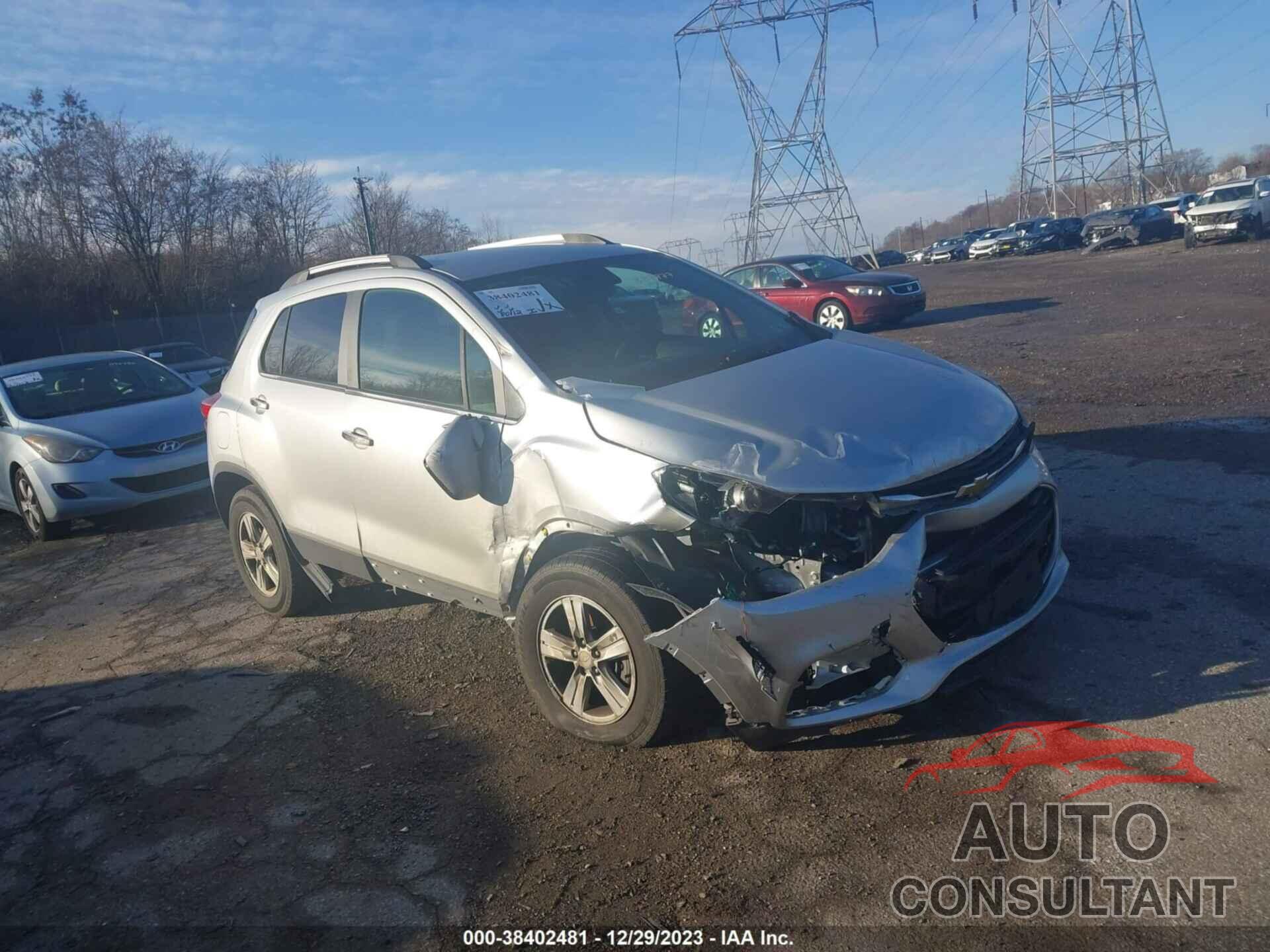 CHEVROLET TRAX 2019 - KL7CJPSB2KB887977