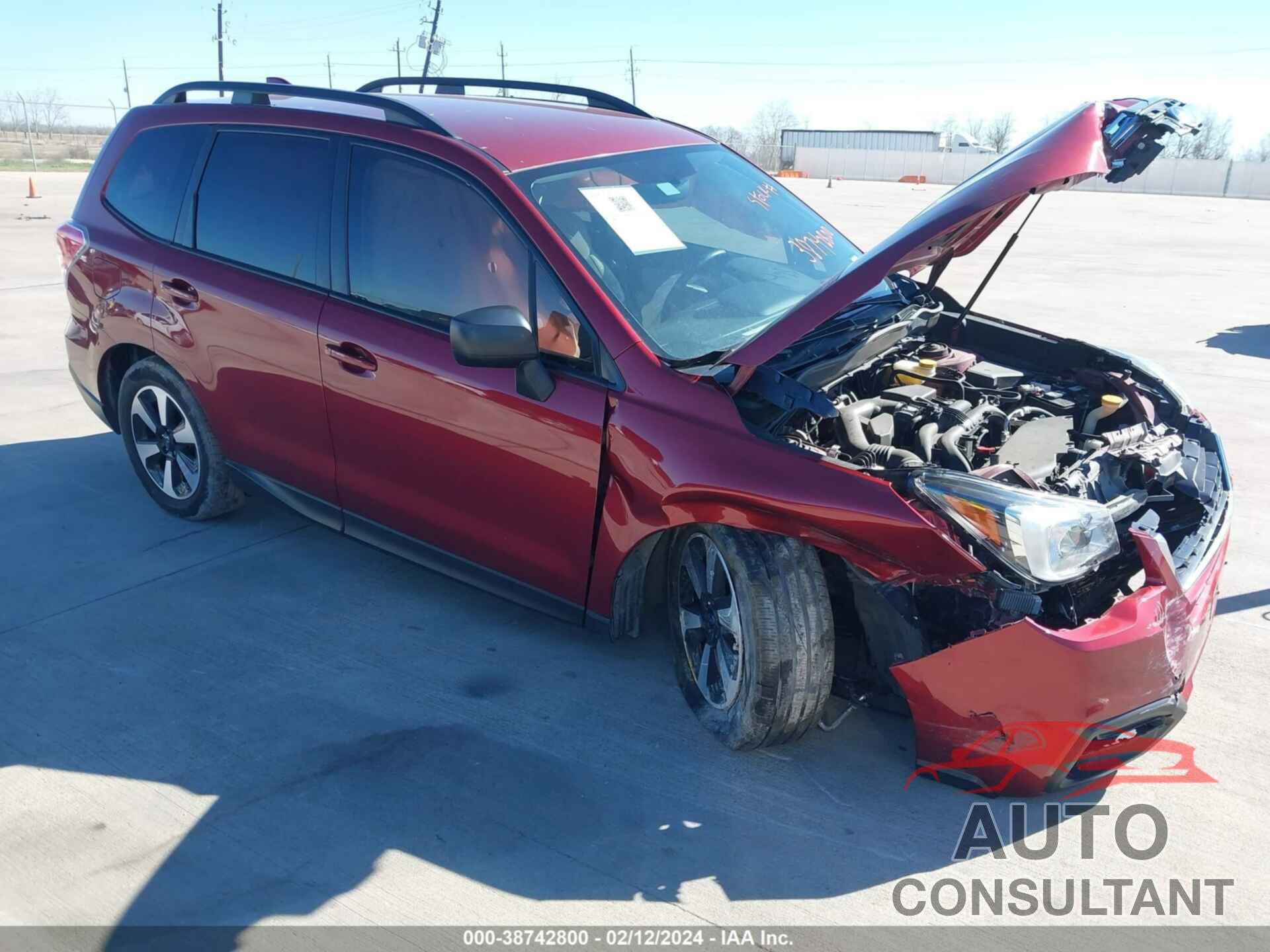 SUBARU FORESTER 2018 - JF2SJABC4JH472662