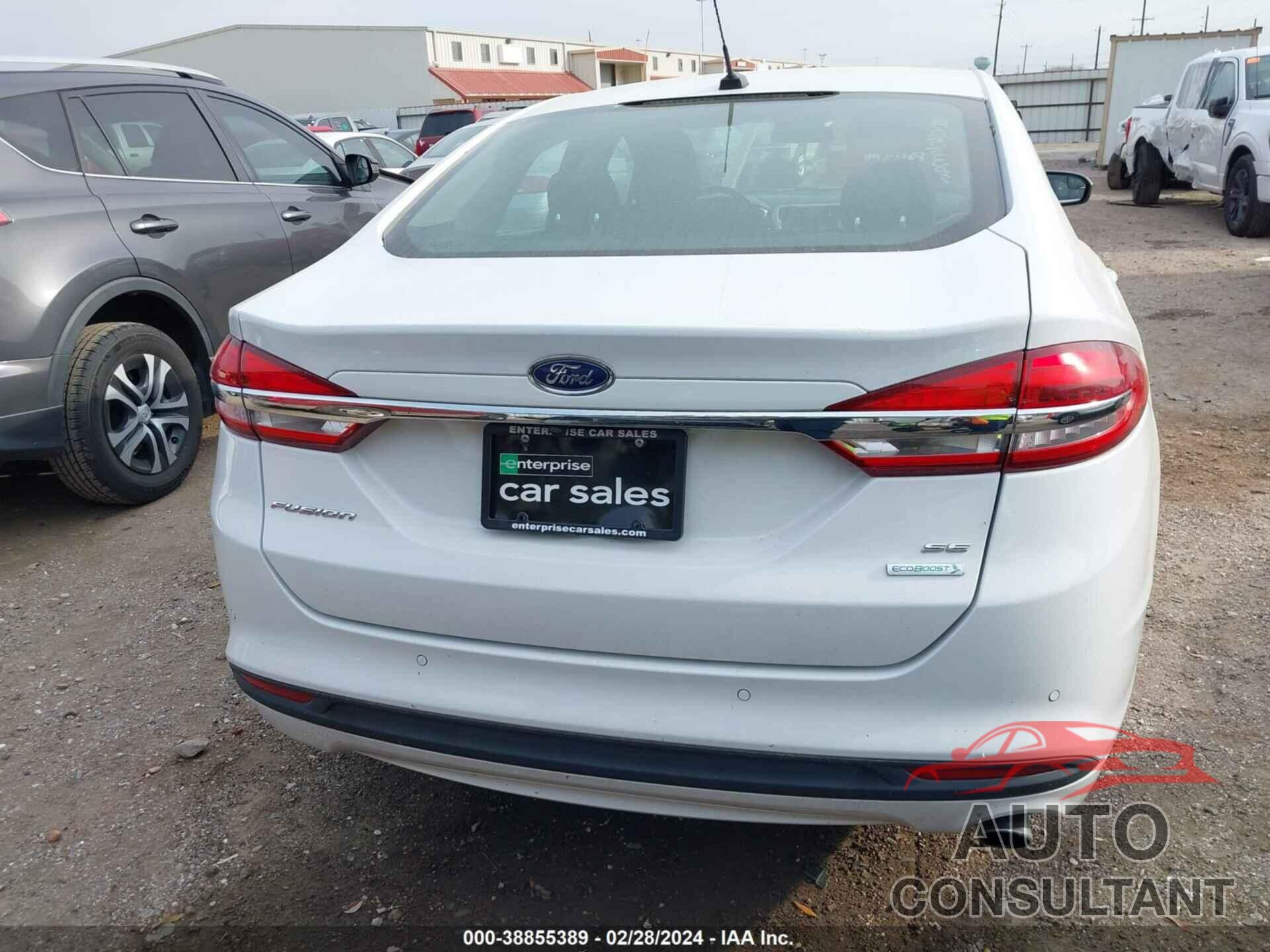 FORD FUSION 2018 - 3FA6P0HDXJR200968