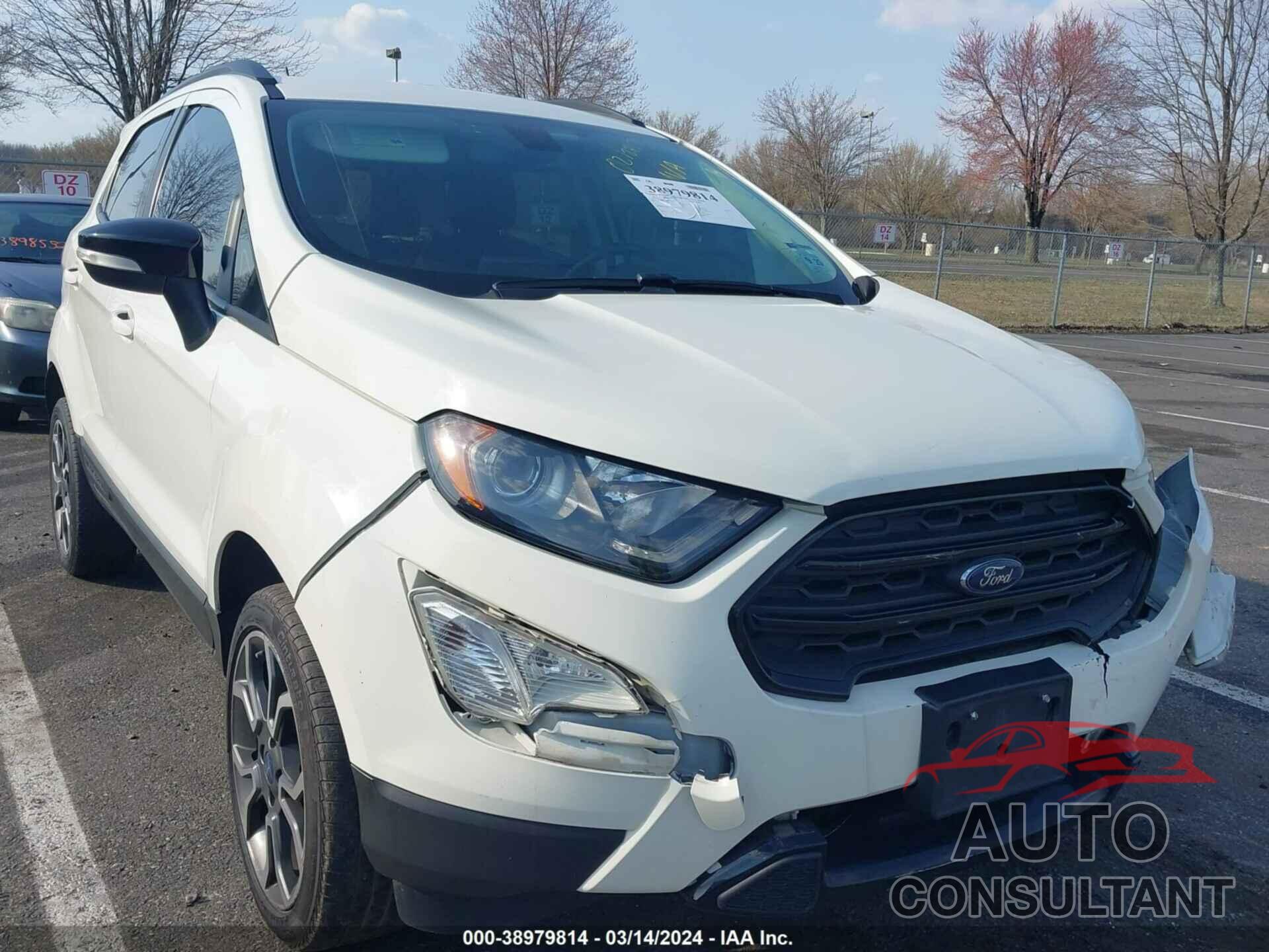 FORD ECOSPORT 2020 - MAJ6S3JL3LC367790