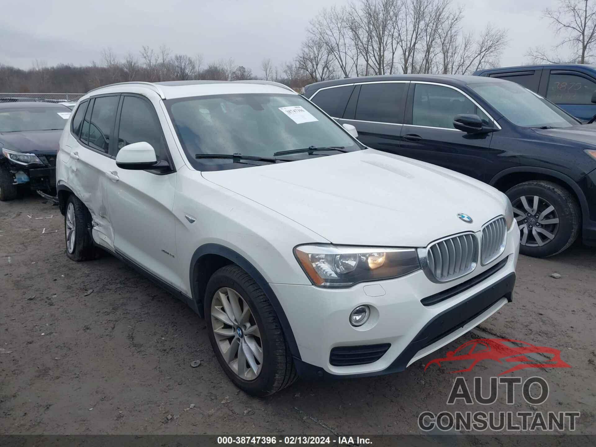 BMW X3 2016 - 5UXWX9C50G0D90921