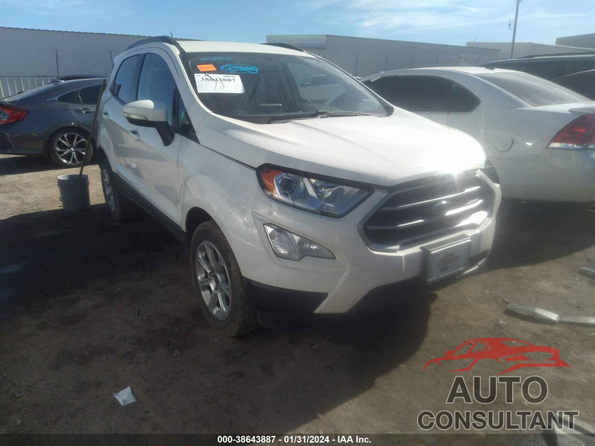 FORD ECOSPORT 2020 - MAJ6S3GL1LC328672