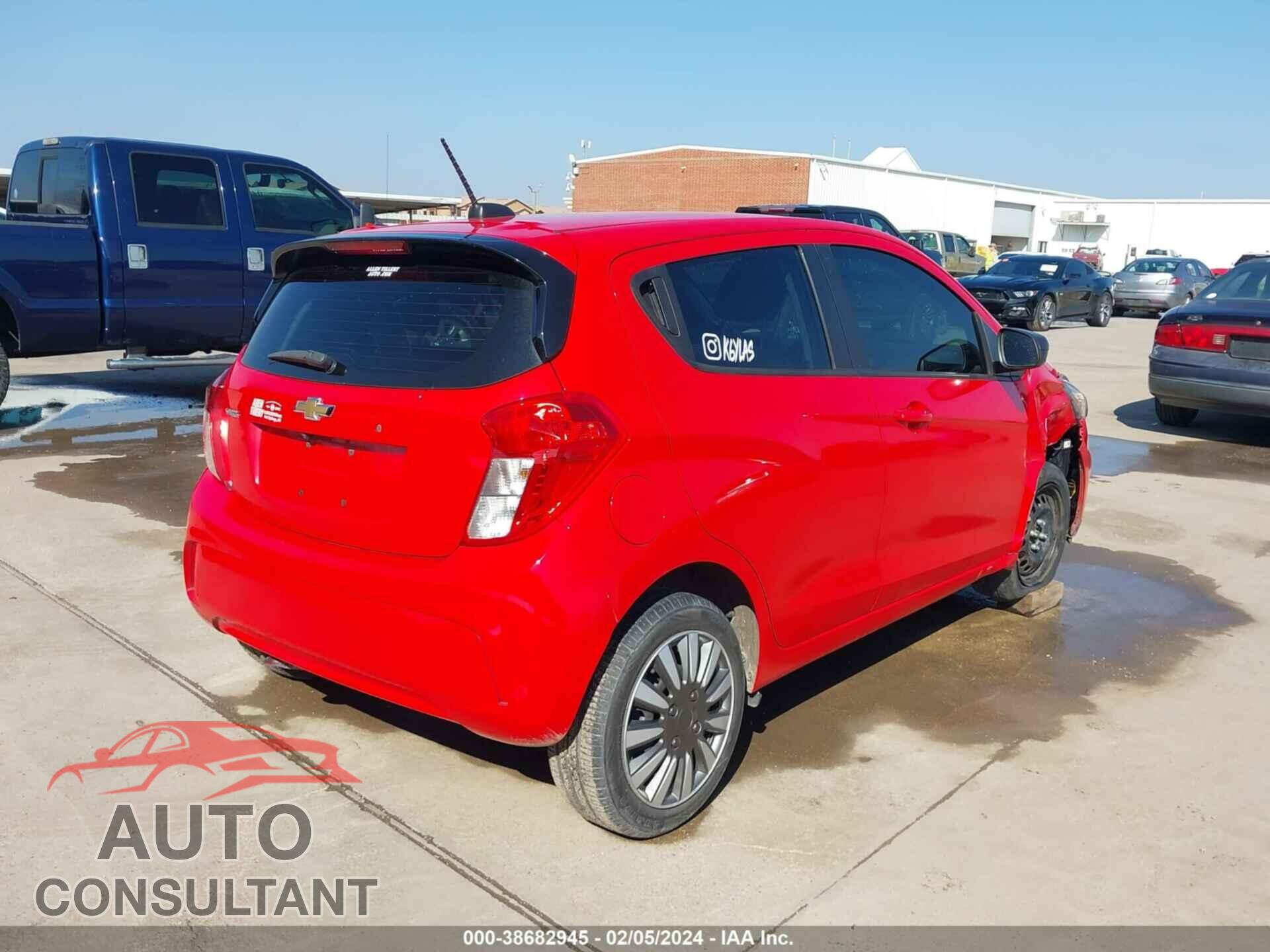 CHEVROLET SPARK 2019 - KL8CB6SA0KC734180