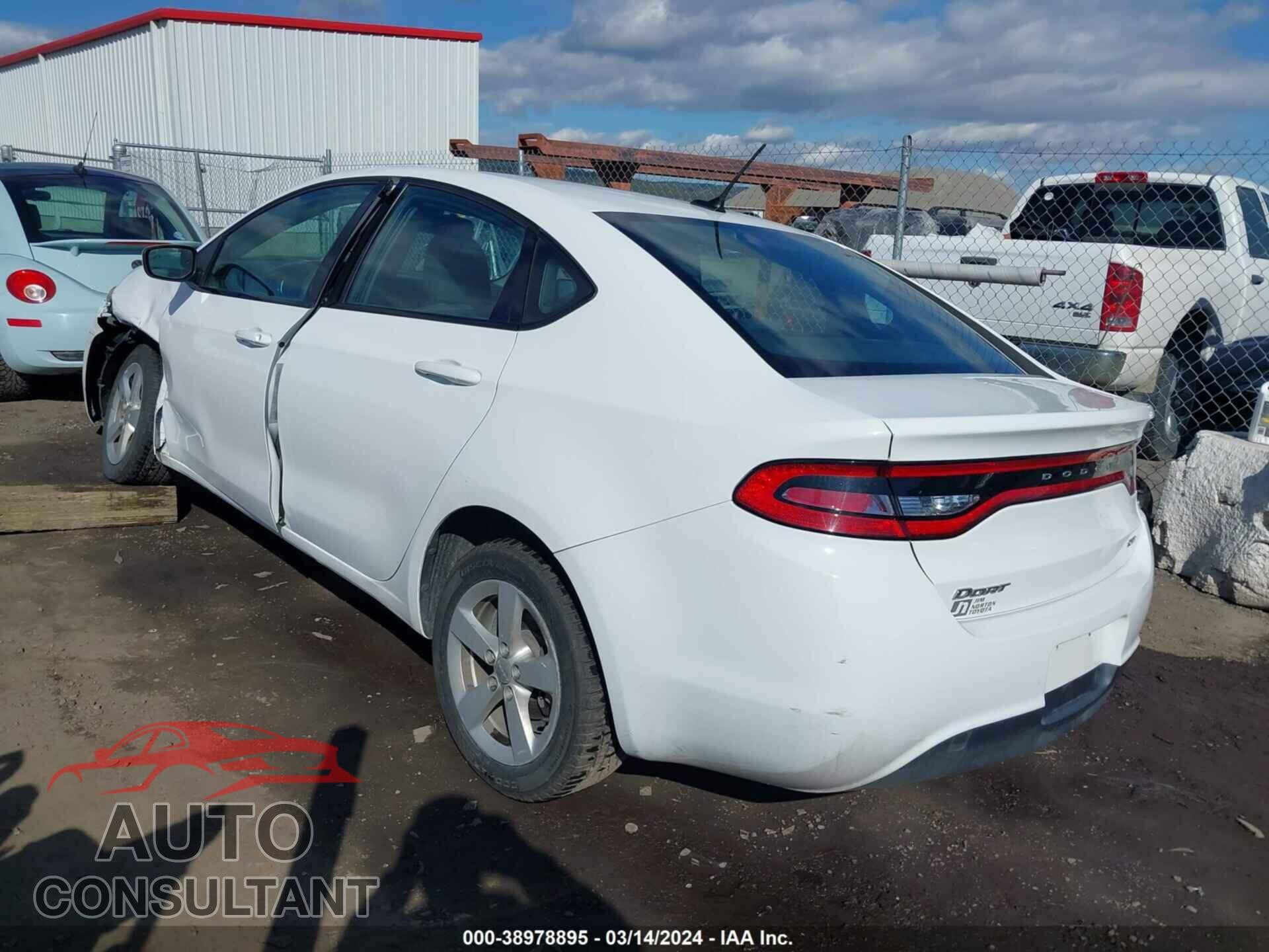 DODGE DART 2016 - 1C3CDFBB9GD762110