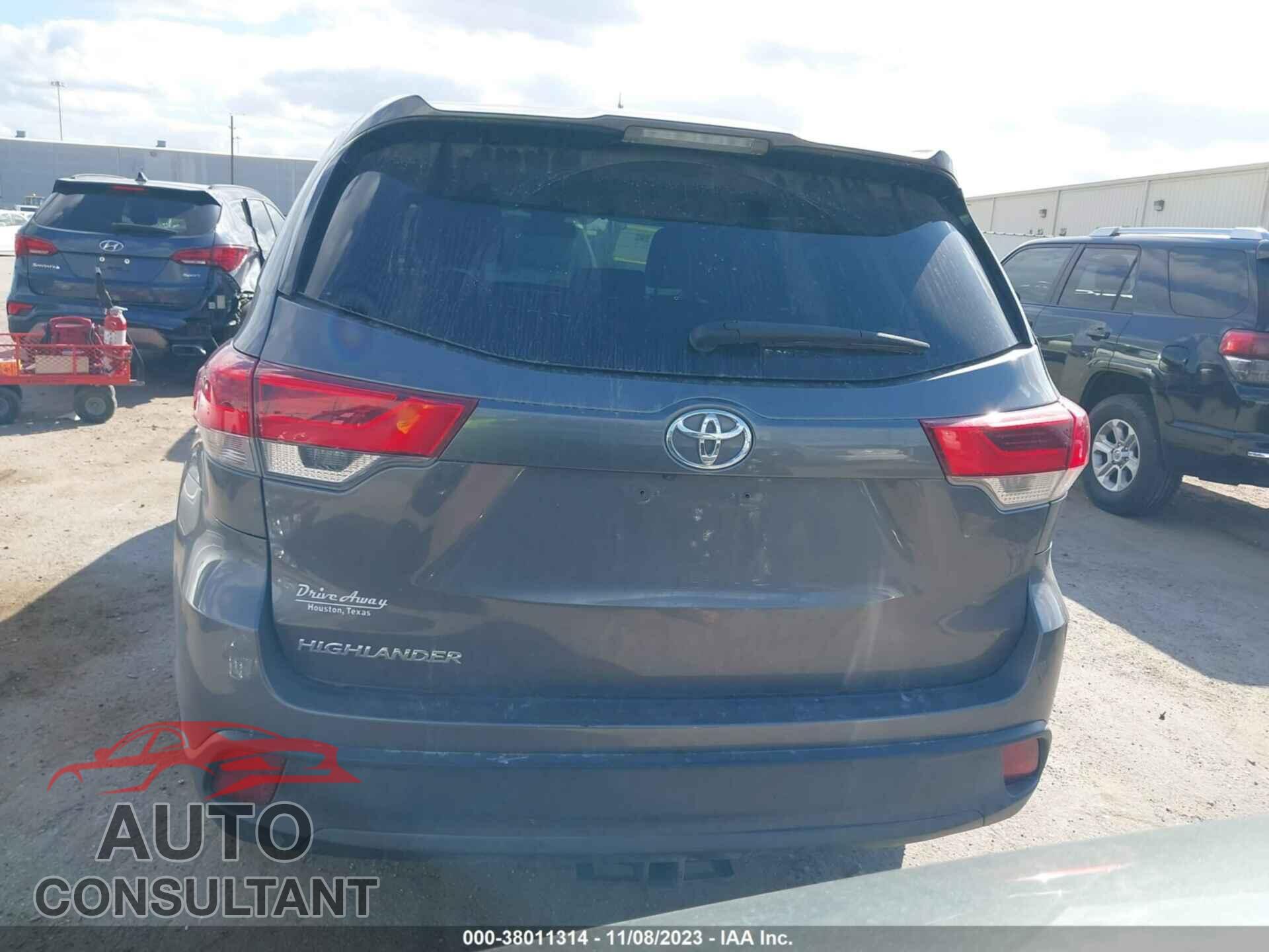 TOYOTA HIGHLANDER 2017 - 5TDZZRFHXHS201735