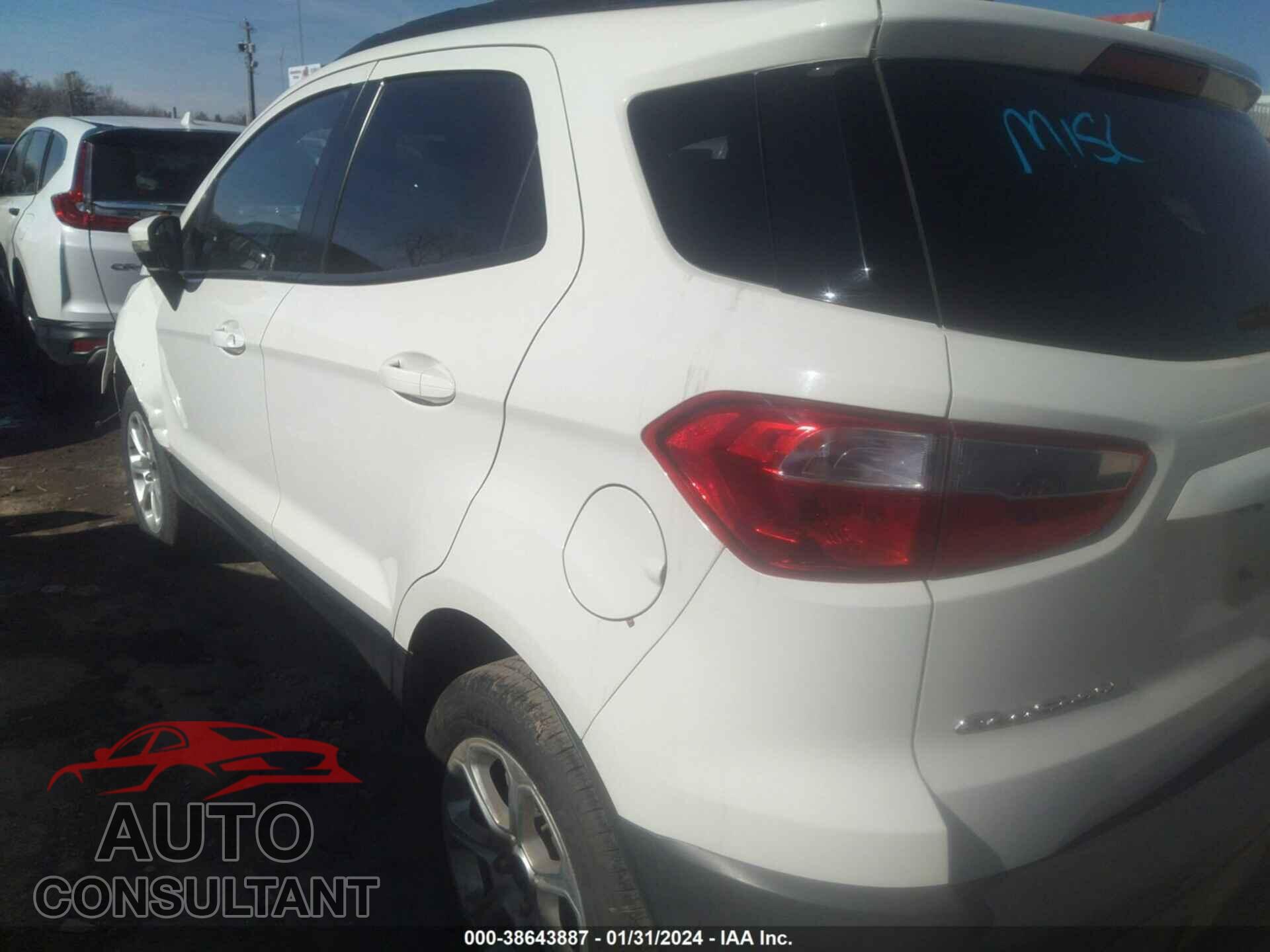 FORD ECOSPORT 2020 - MAJ6S3GL1LC328672