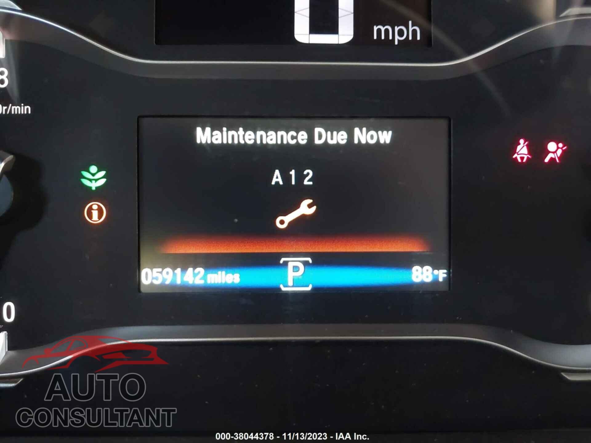 HONDA PILOT 2016 - 5FNYF5H37GB016513