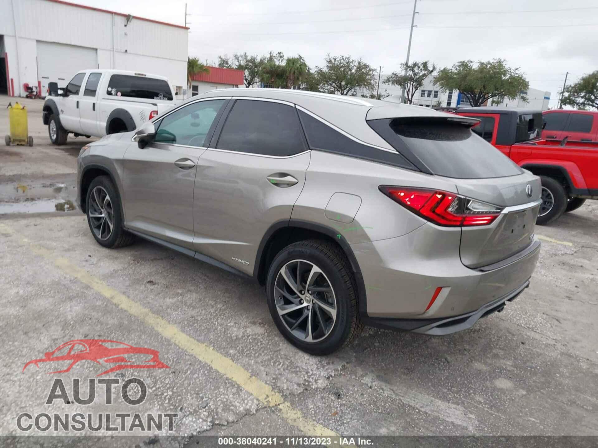 LEXUS RX 2017 - 2T2BGMCA0HC020147