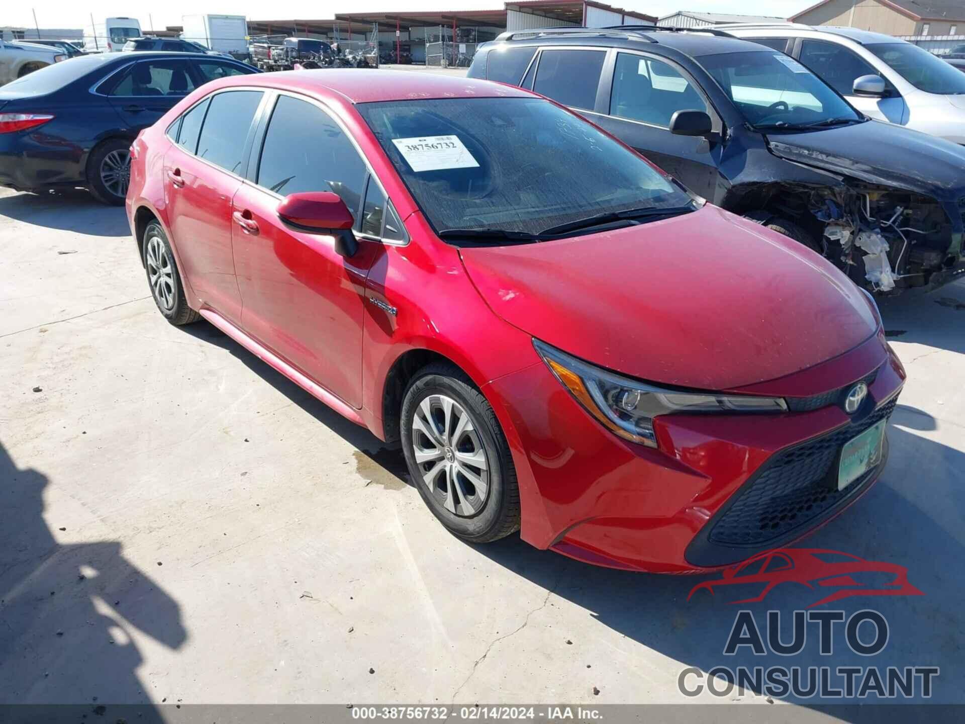 TOYOTA COROLLA 2020 - JTDEBRBE4LJ005360