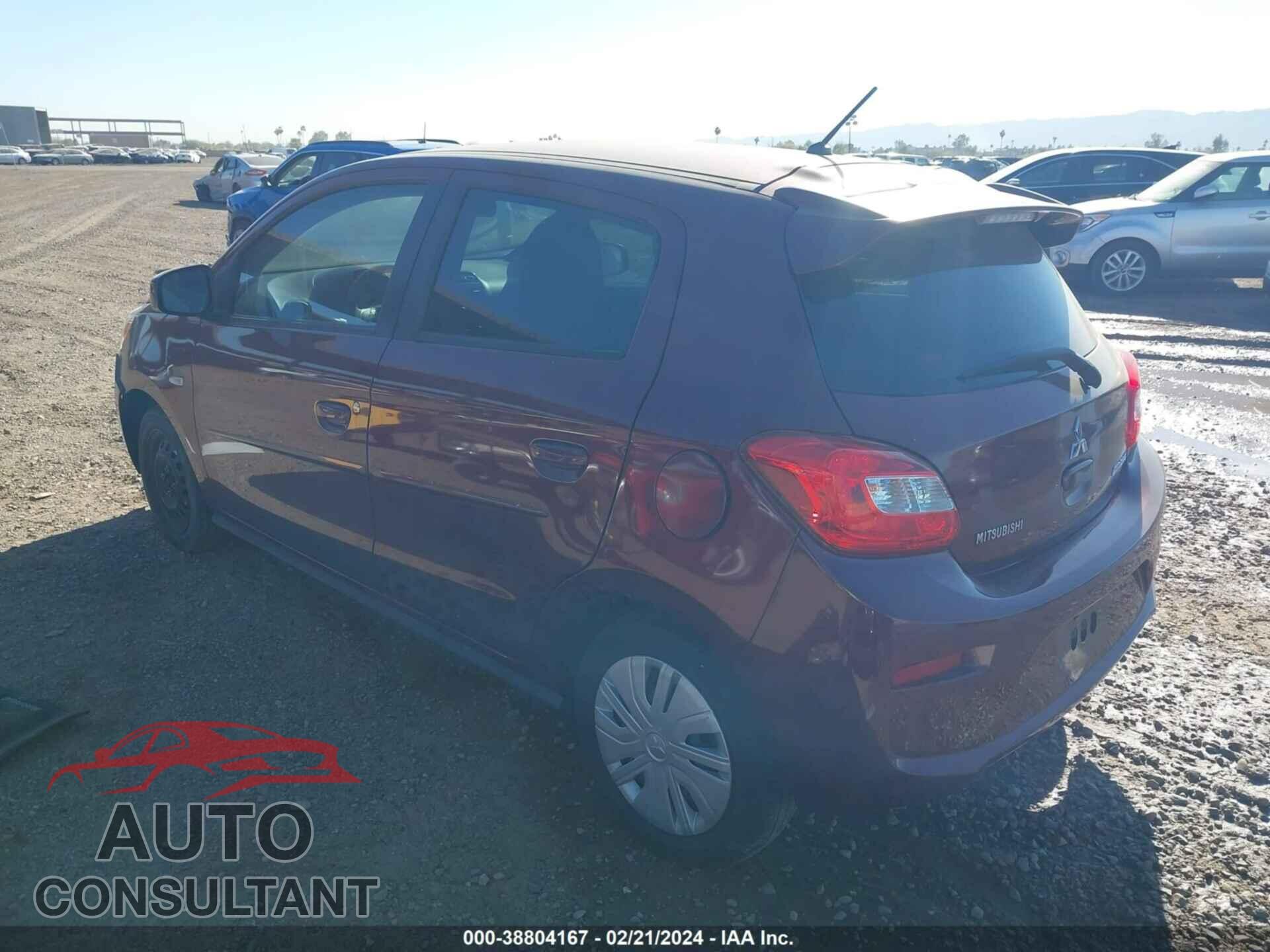MITSUBISHI MIRAGE 2017 - ML32A3HJ5HH011919