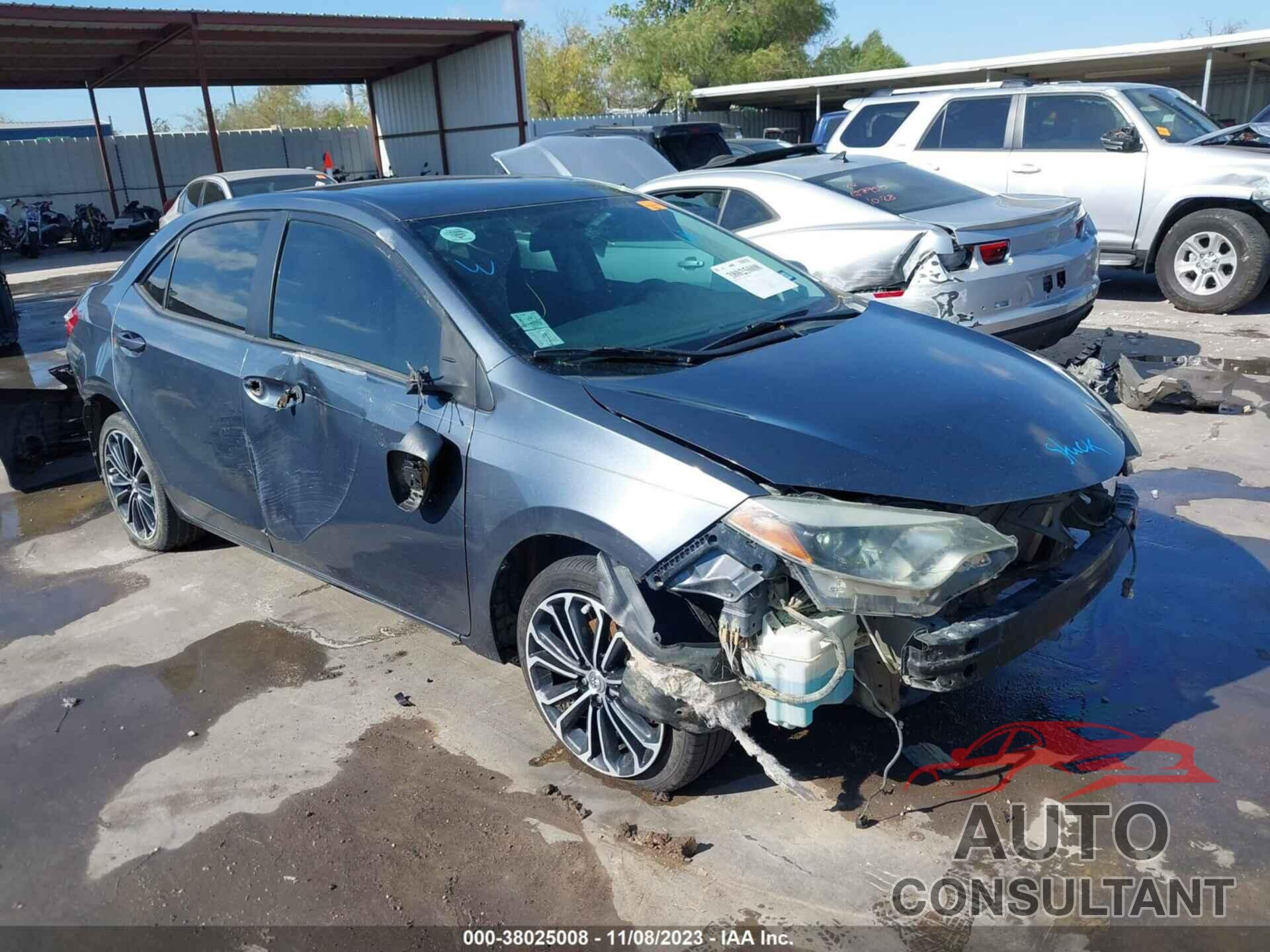 TOYOTA COROLLA 2015 - 5YFBURHEXFP187389