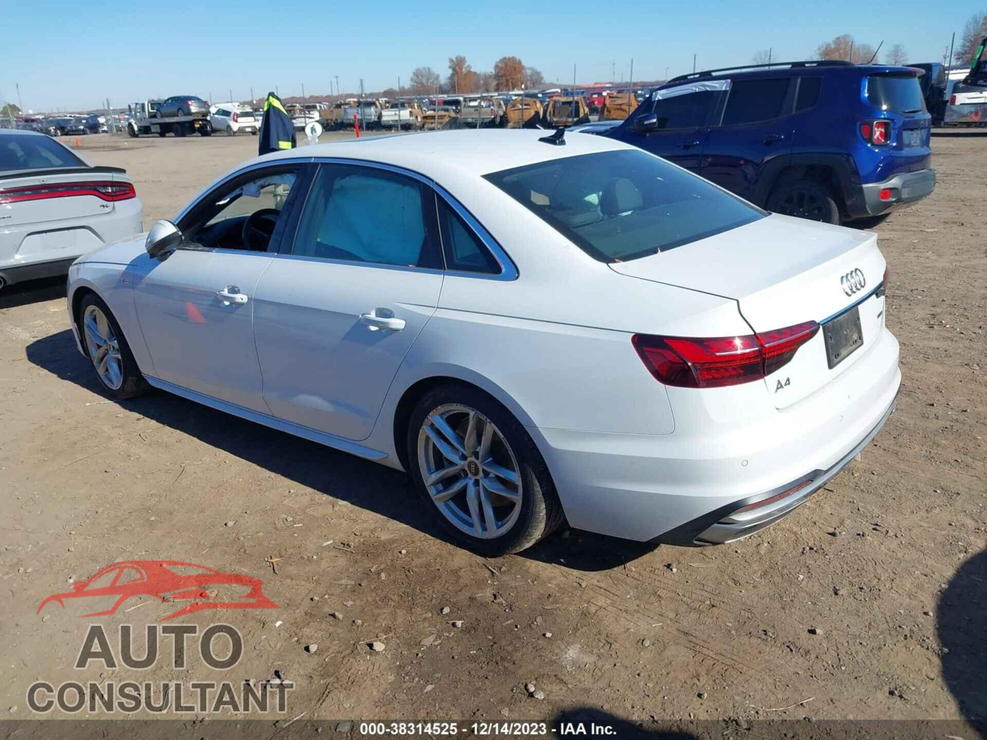 AUDI A4 2022 - WAUEAAF4XNN013736