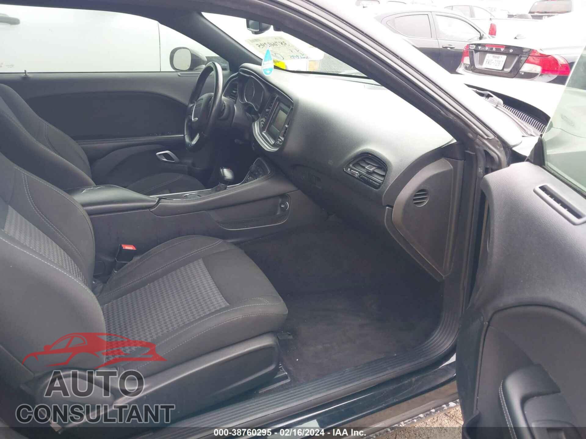 DODGE CHALLENGER 2016 - 2C3CDZAG0GH278960