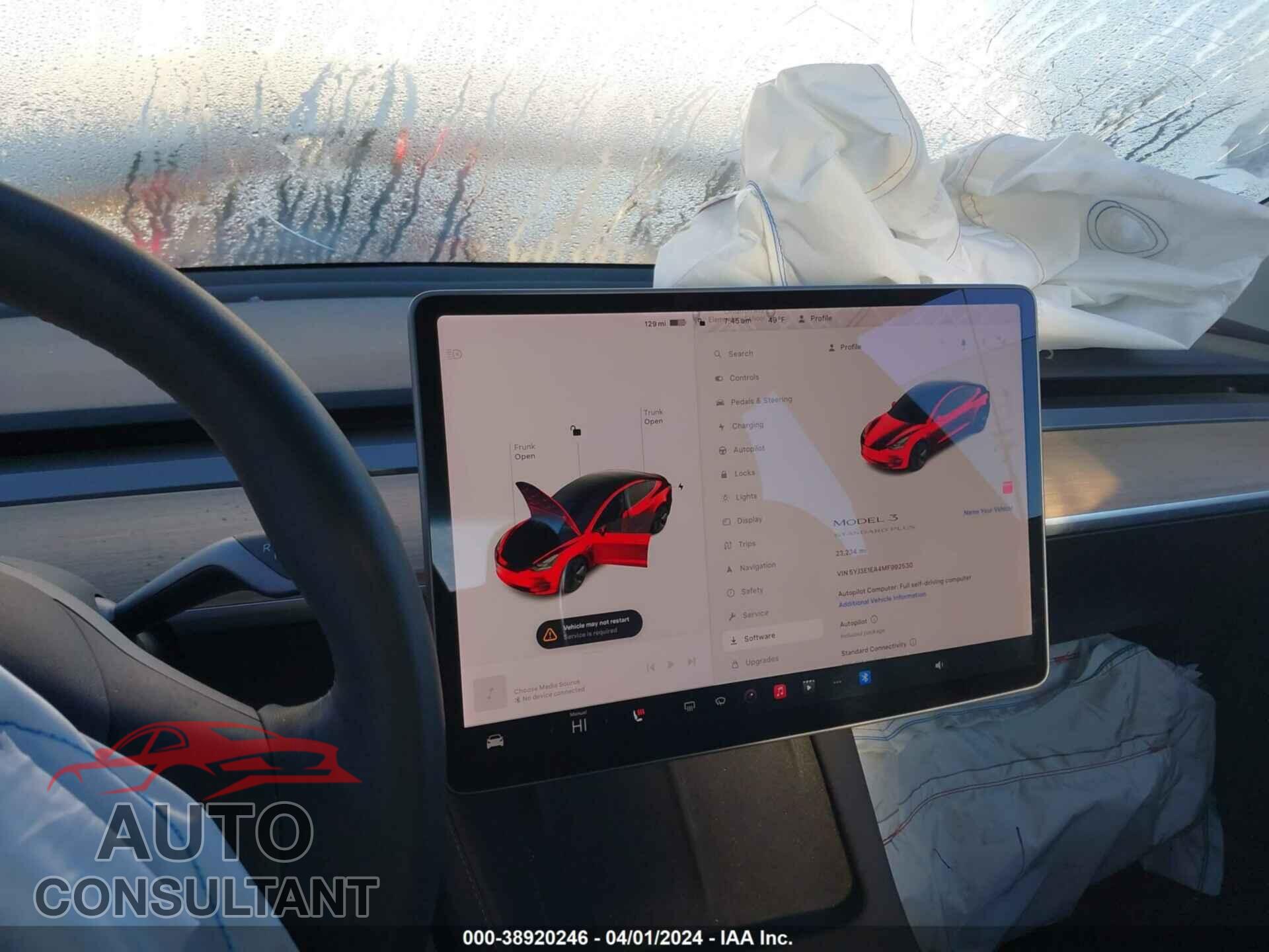 TESLA MODEL 3 2021 - 5YJ3E1EA4MF992530