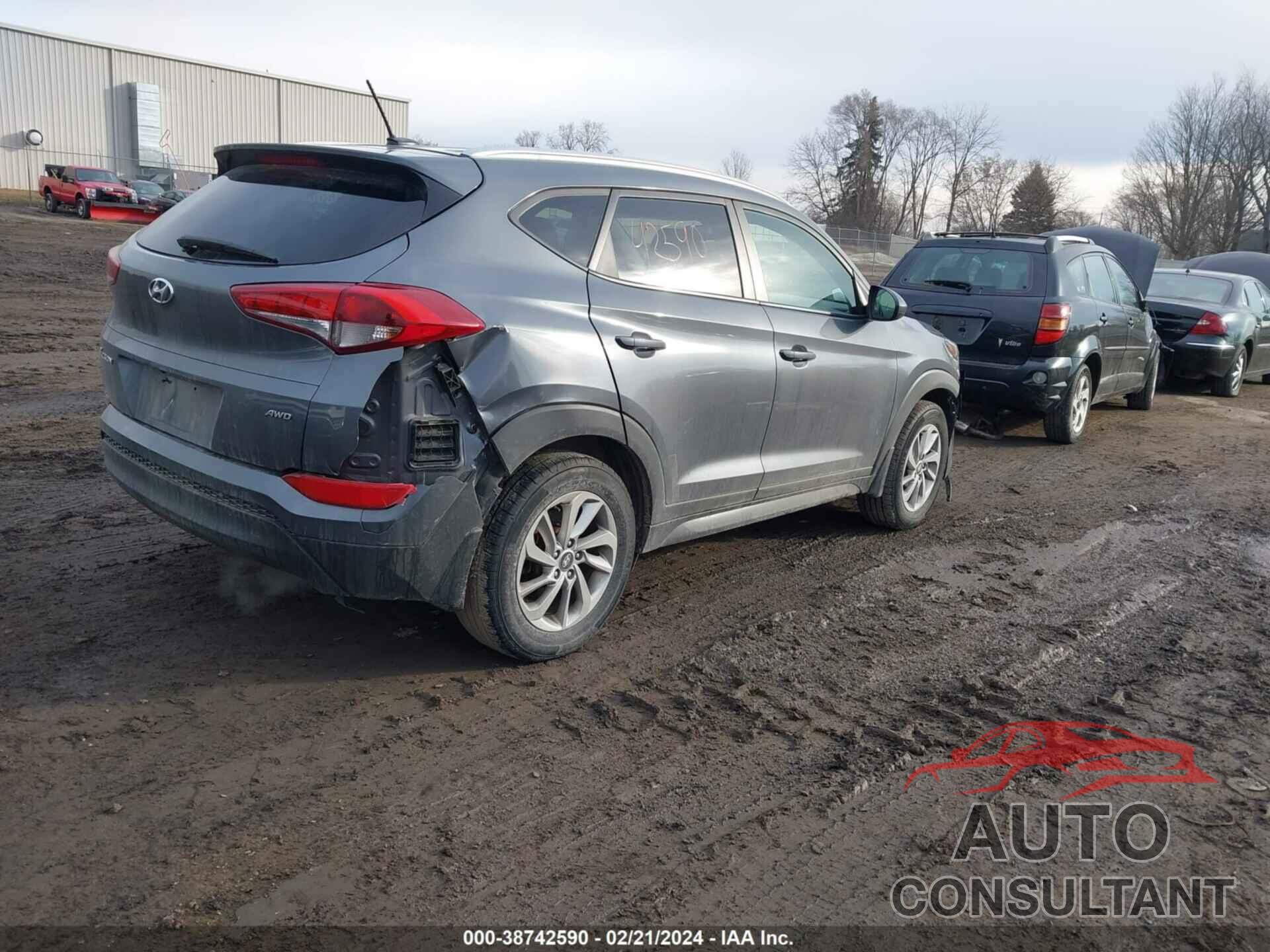 HYUNDAI TUCSON 2016 - KM8J3CA44GU239807