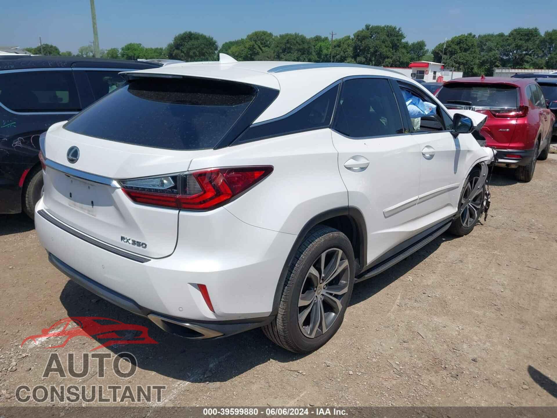 LEXUS RX 350 2017 - 2T2ZZMCA7HC039108