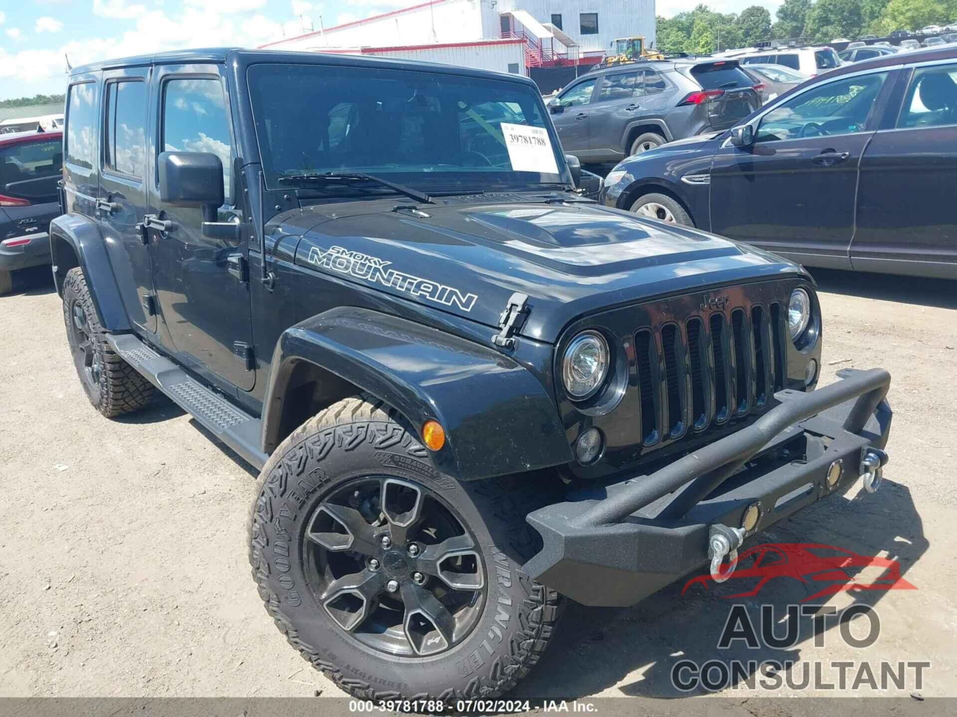 JEEP WRANGLER UNLIMITED 2017 - 1C4BJWEG5HL658308
