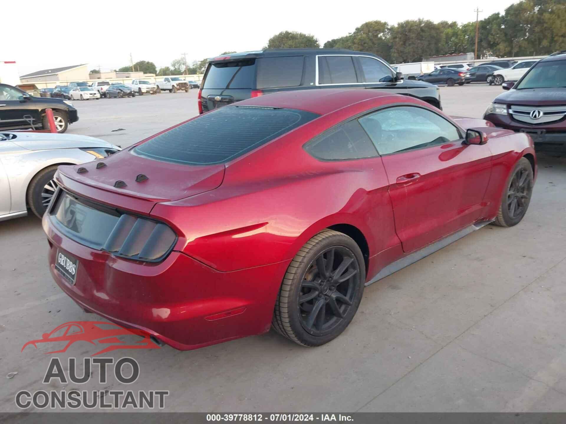 FORD MUSTANG 2017 - 1FA6P8TH5H5332963
