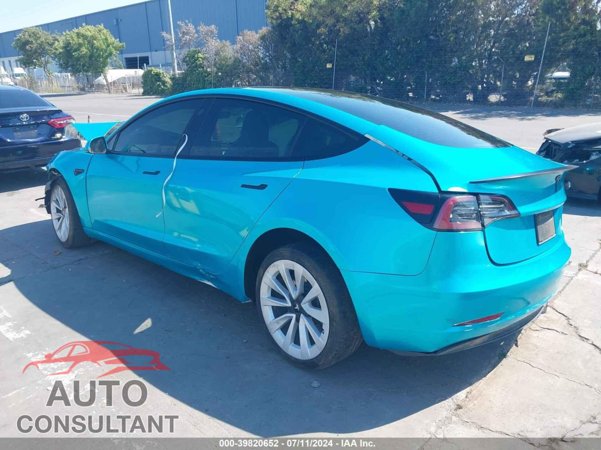 TESLA MODEL 3 2021 - 5YJ3E1EB3MF078181