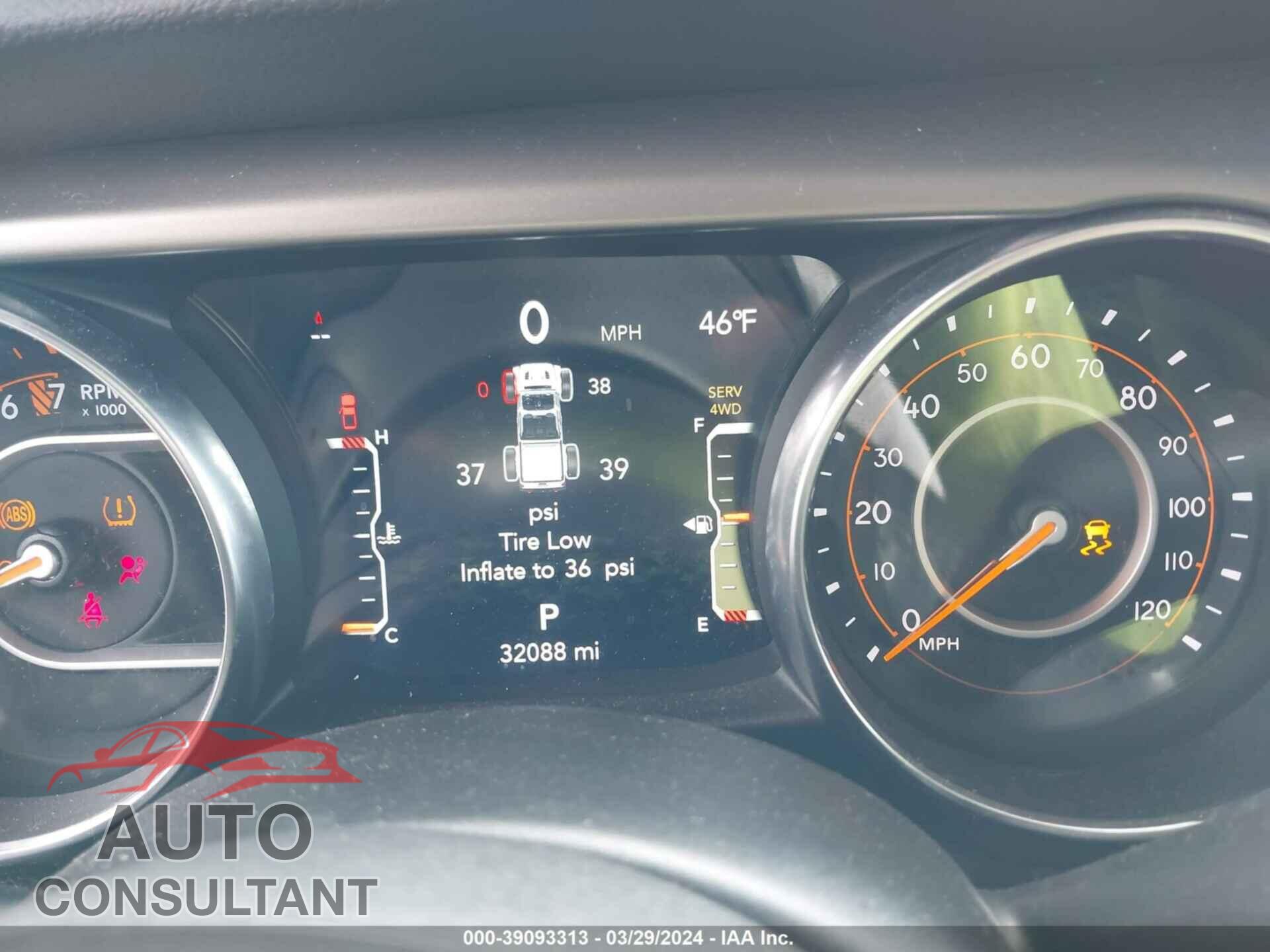 JEEP GLADIATOR 2020 - 1C6HJTAG9LL146937