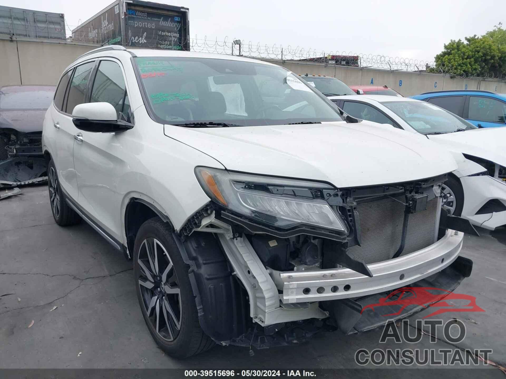 HONDA PILOT 2019 - 5FNYF5H93KB009023