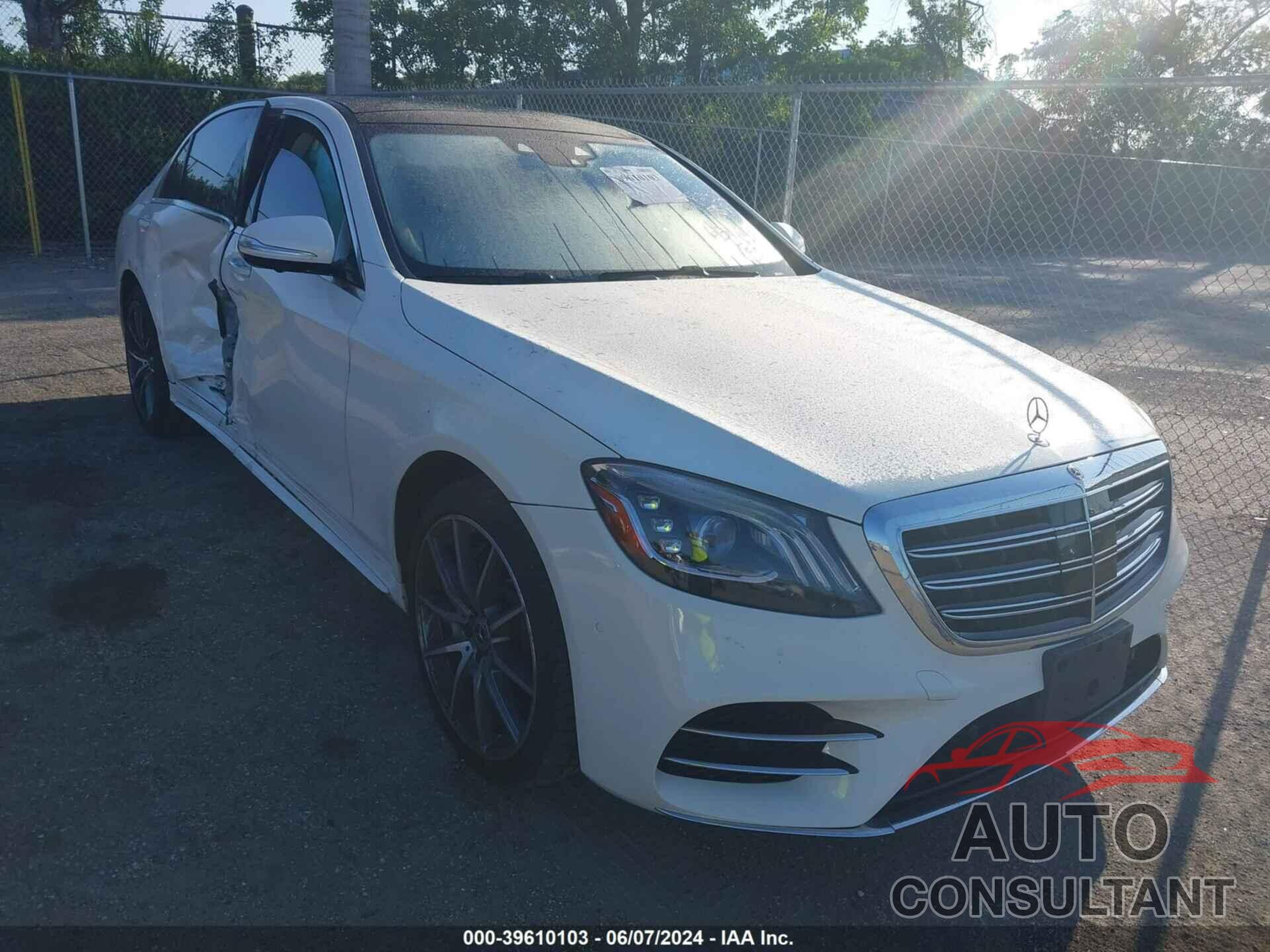 MERCEDES-BENZ S 560 2020 - WDDUG8DB6LA505519