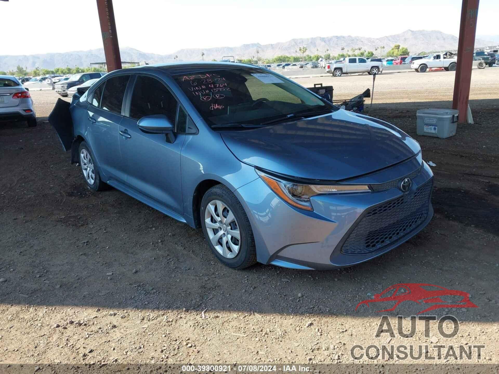 TOYOTA COROLLA 2021 - JTDEPMAE7MJ174764