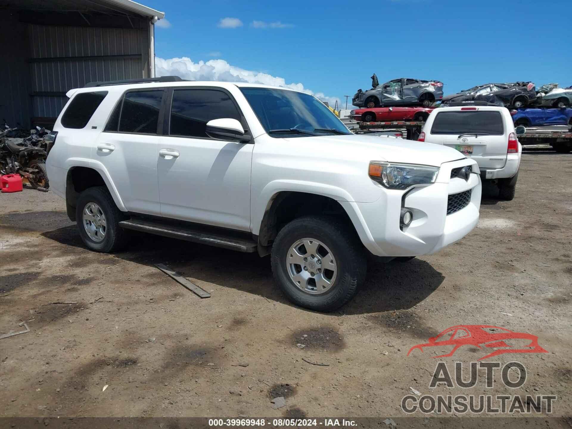 TOYOTA 4RUNNER 2016 - JTEBU5JR7G5342710