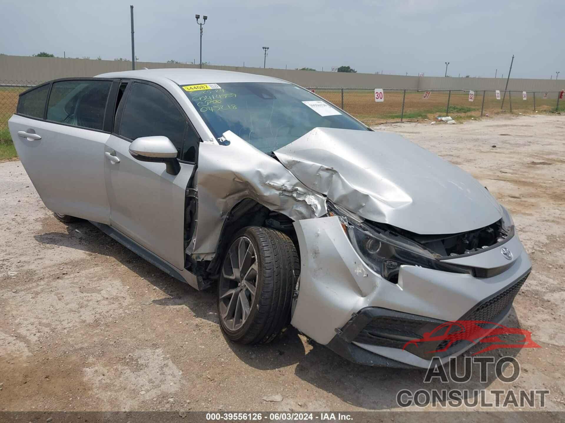 TOYOTA COROLLA 2020 - 5YFS4RCE4LP045218