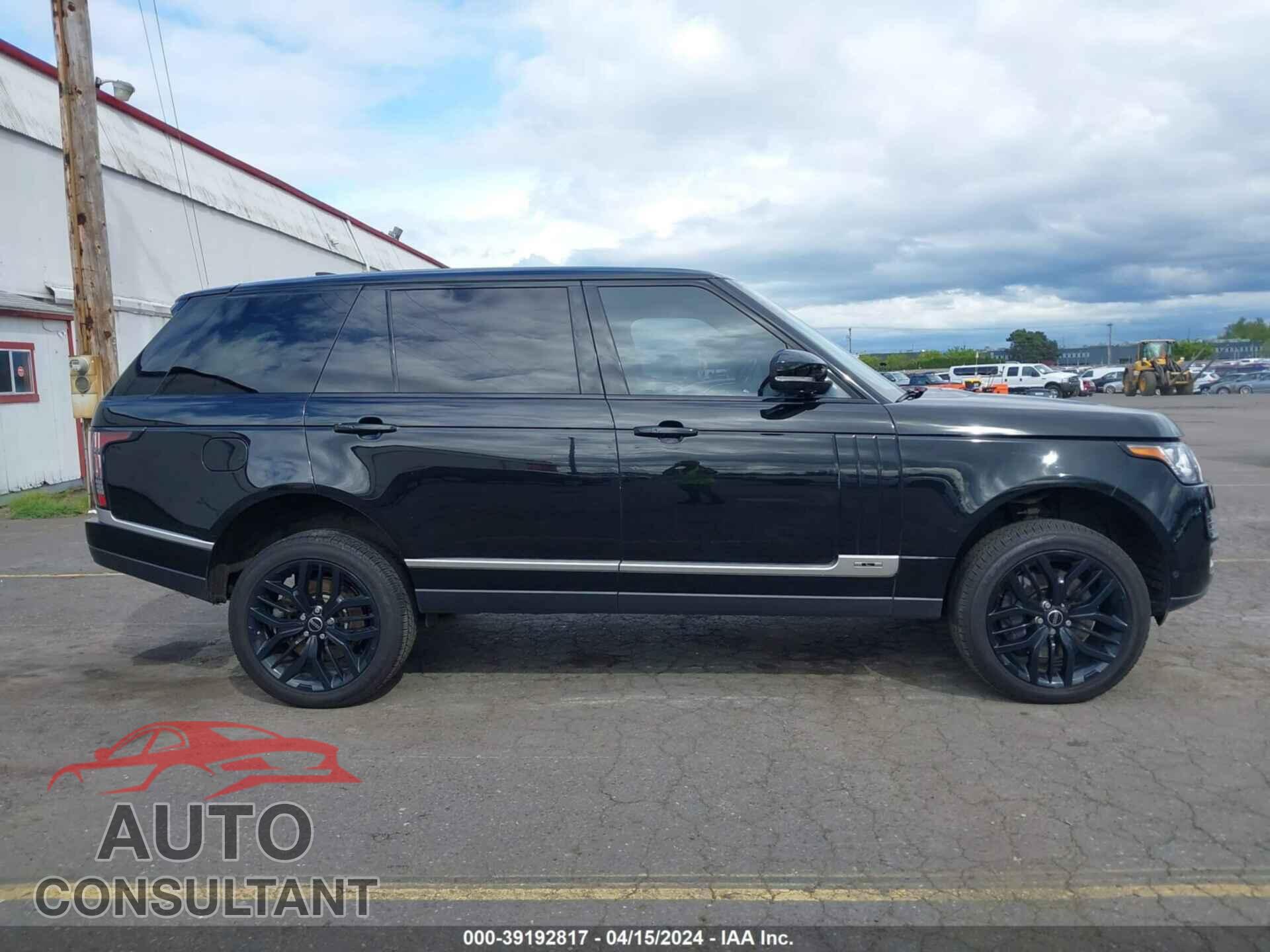LAND ROVER RANGE ROVER 2017 - SALGS5FEXHA361582
