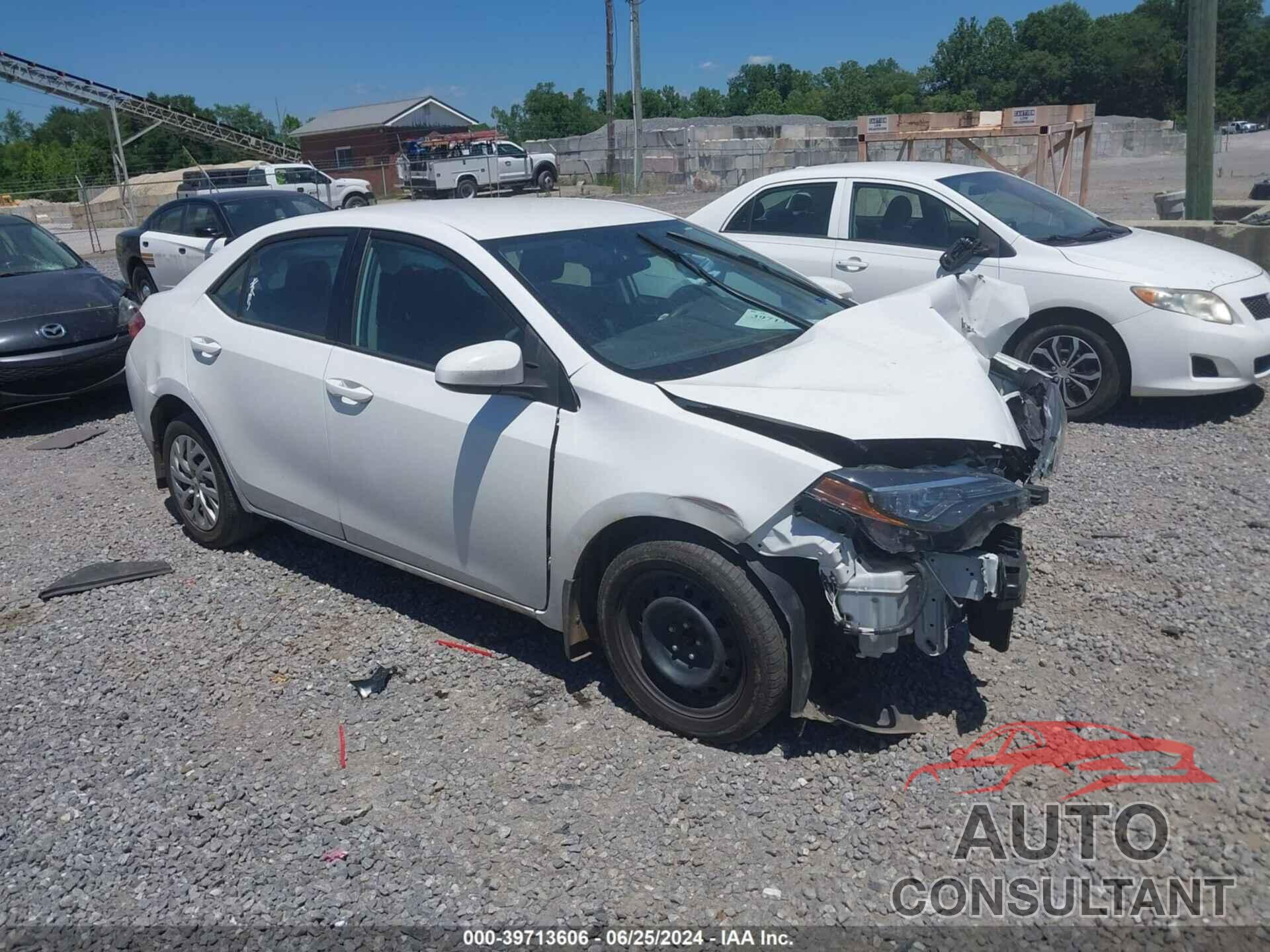 TOYOTA COROLLA 2019 - 2T1BURHEXKC185703