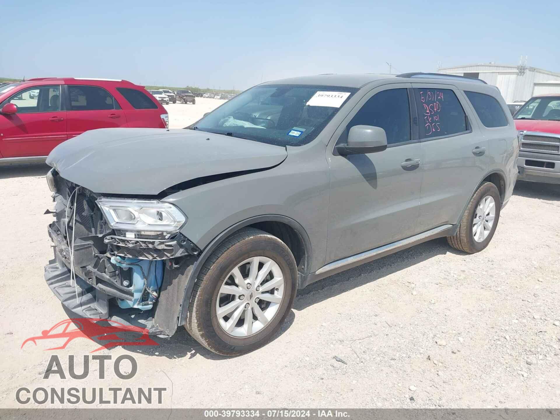 DODGE DURANGO 2021 - 1C4RDHAG5MC554533