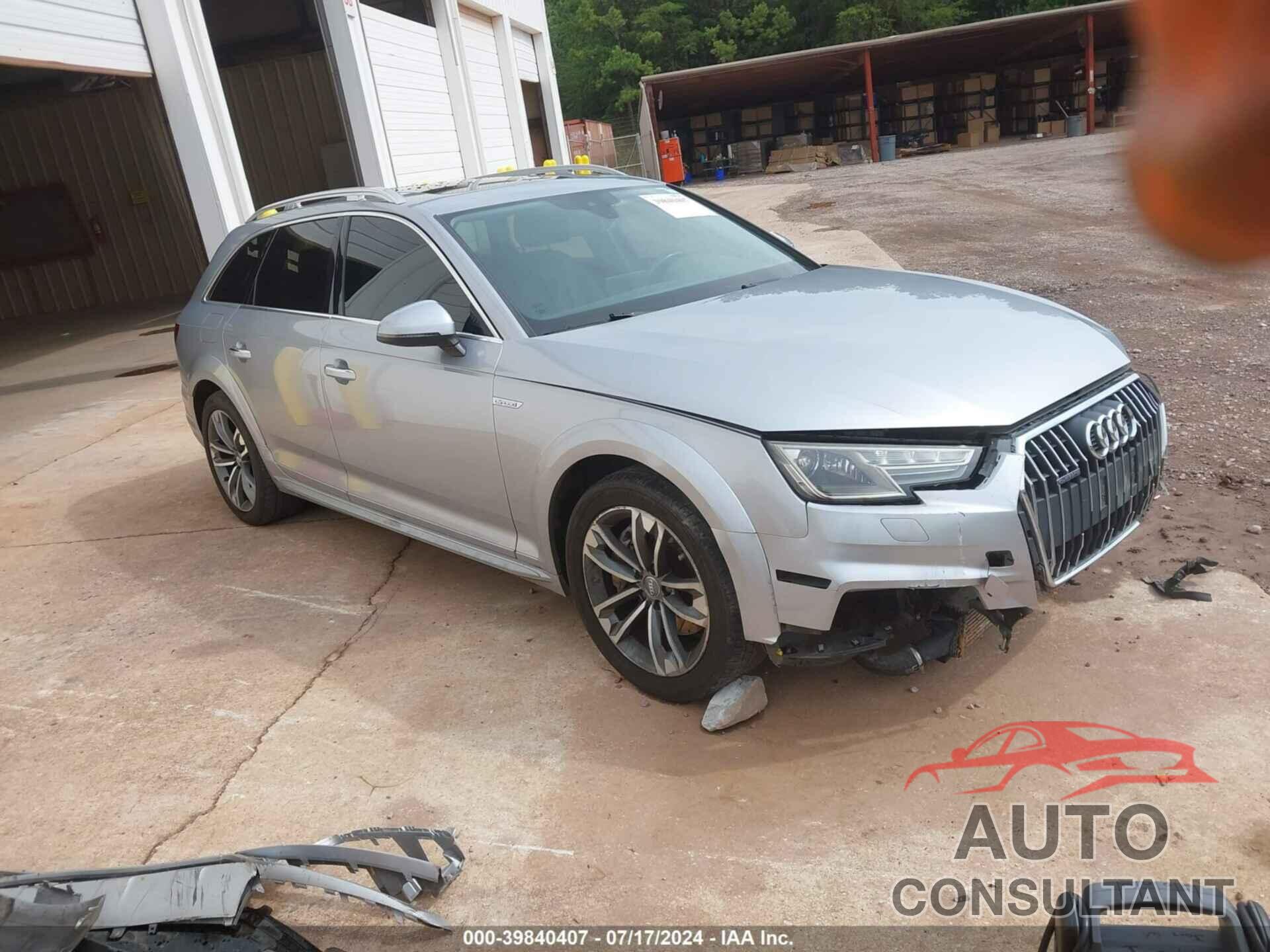 AUDI A4 ALLROAD 2018 - WA17NAF48JA168975