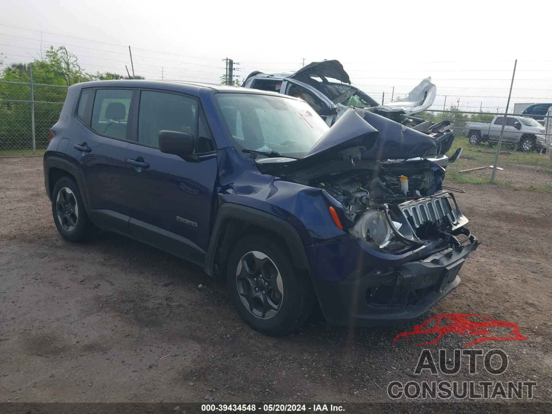 JEEP RENEGADE 2016 - ZACCJAAT7GPD86462