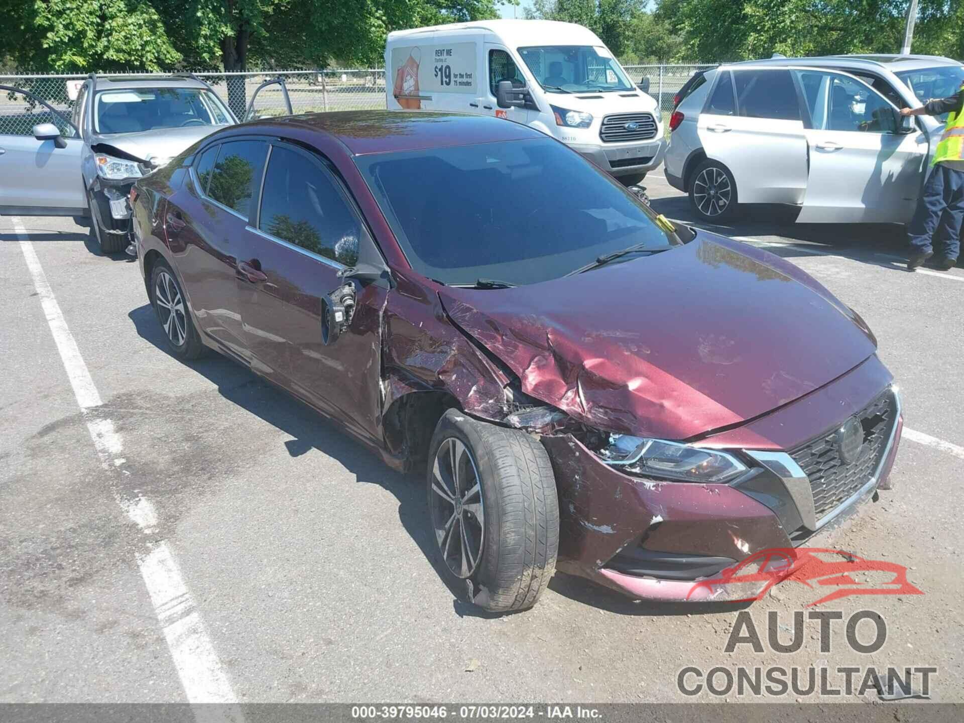 NISSAN SENTRA 2020 - 3N1AB8CV8LY279327
